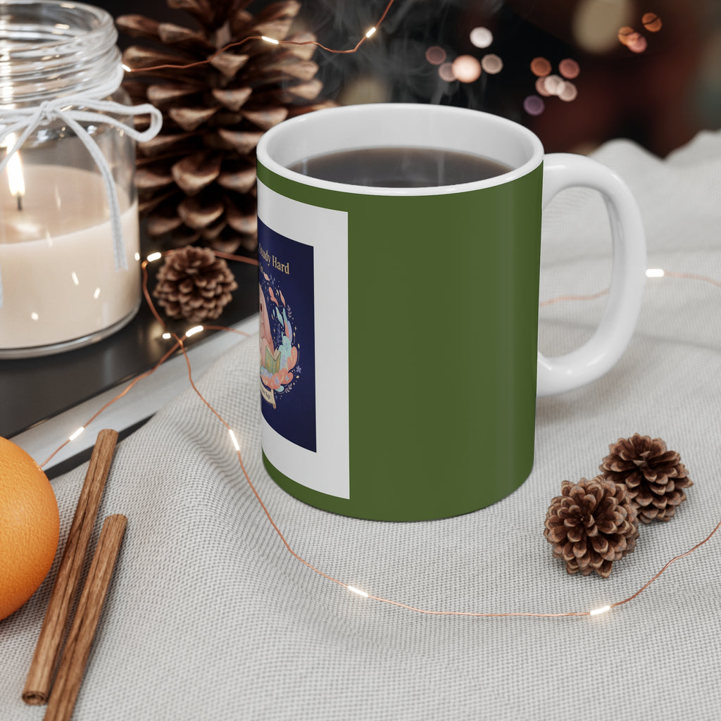 Rabbit Mug 11oz – Dream Big, Study Hard Believe in Believe in Your Magic
