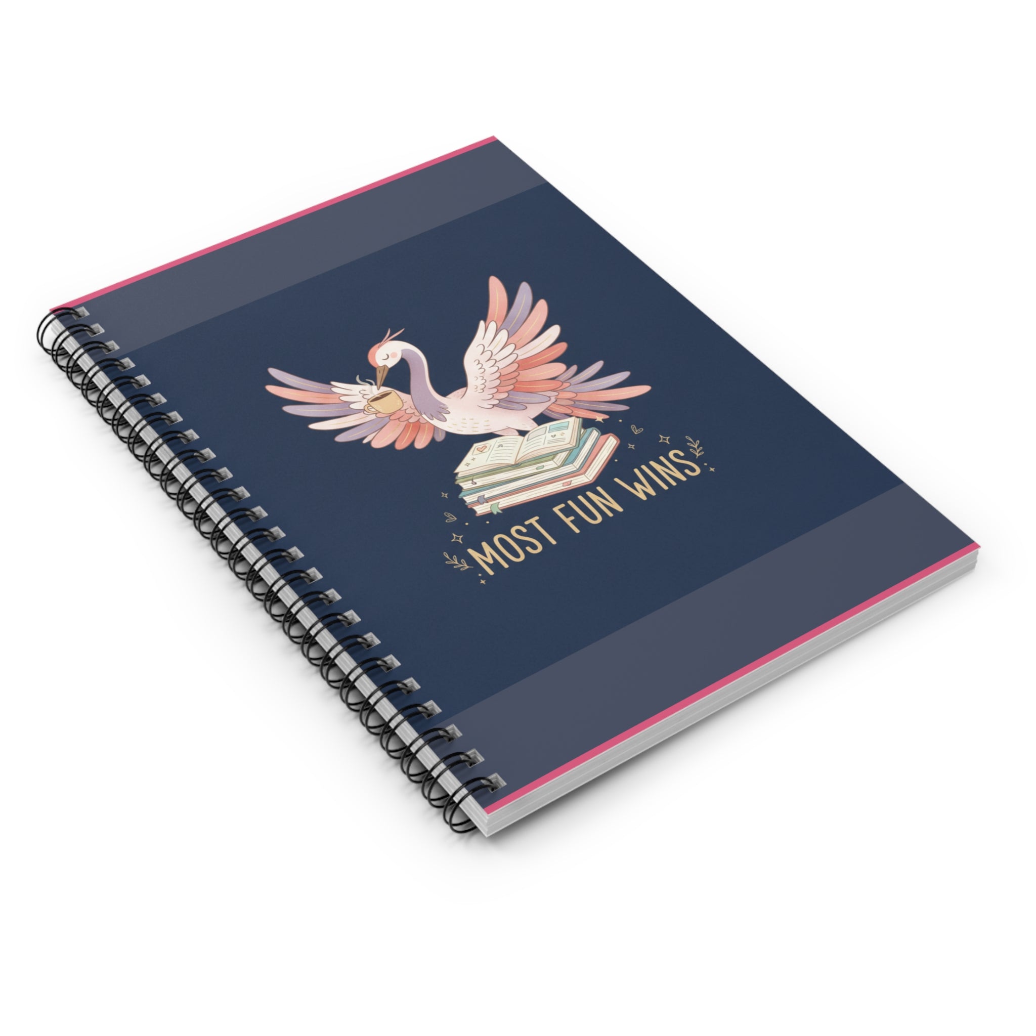 Crane Spiral Notebook – Most Fun Wins