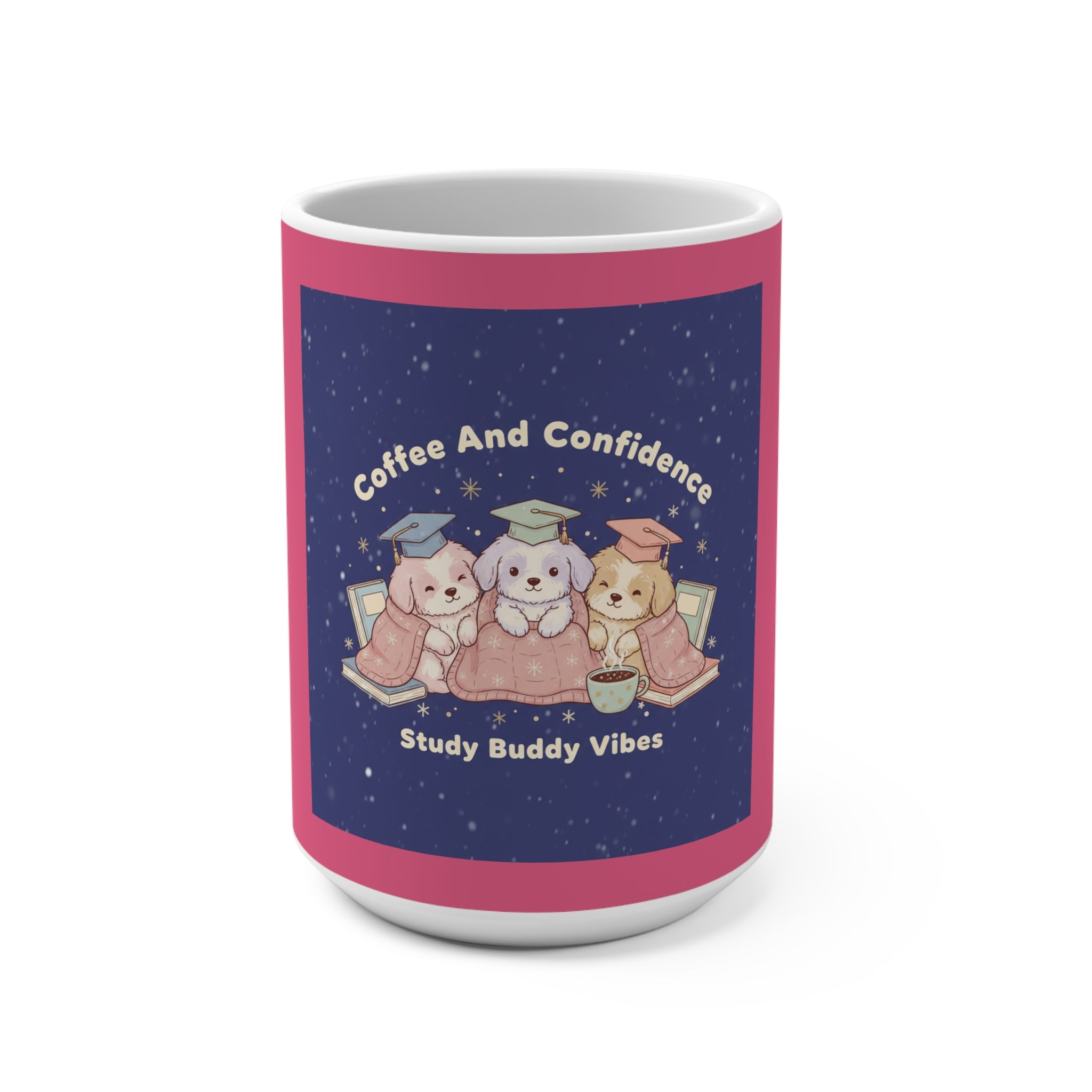 Puppies Mug 15oz – Coffee and Confidence