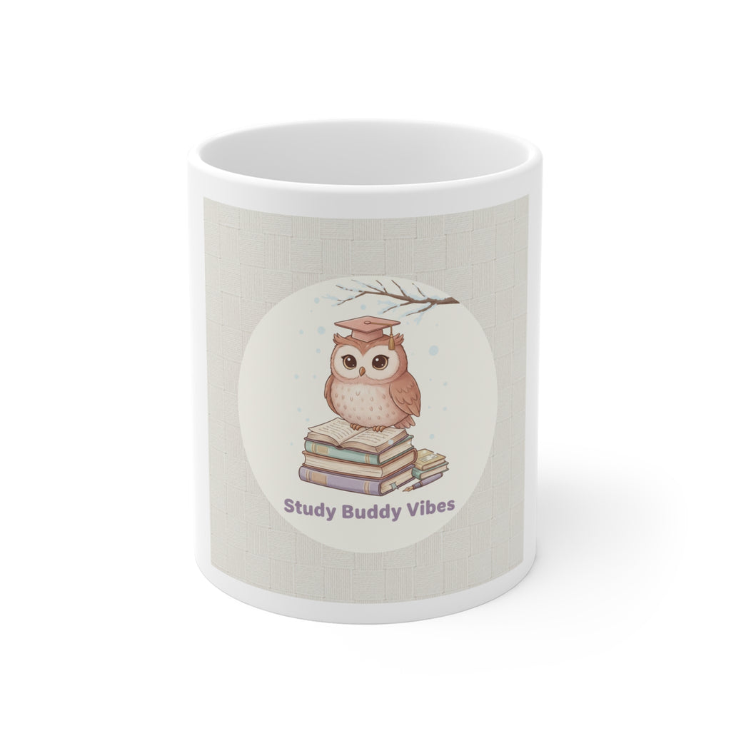 Study Buddy Vibes Owl Mug 11oz