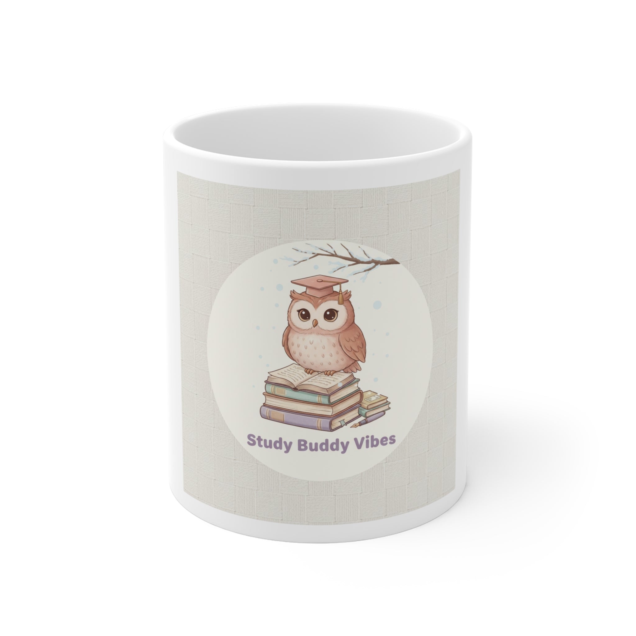 Study Buddy Vibes Owl Mug 11oz