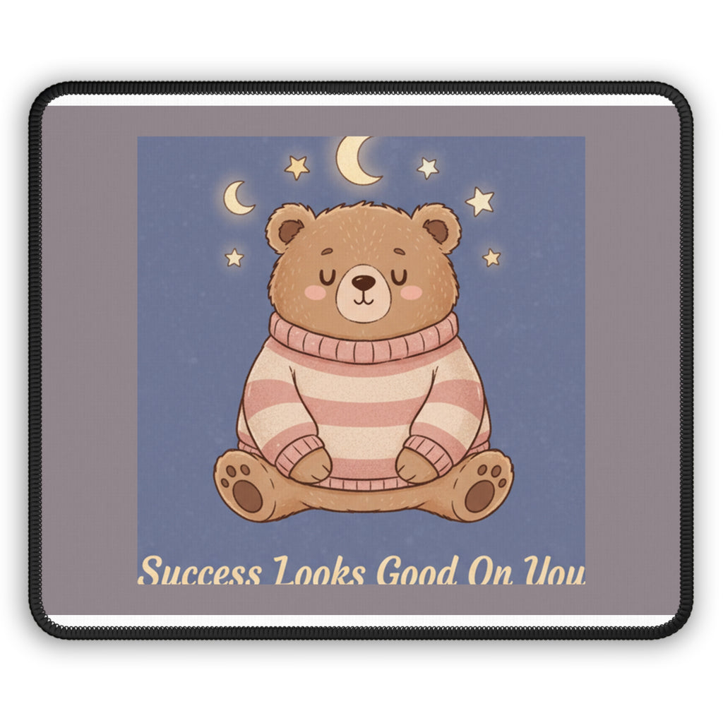 Bear Mouse Pad – Success Looks Good on You