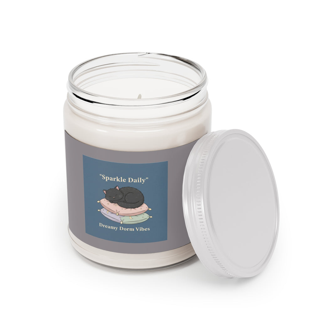 Black Cat Scented Candle – Sparkle Daily Dreamy Dorm Vibes