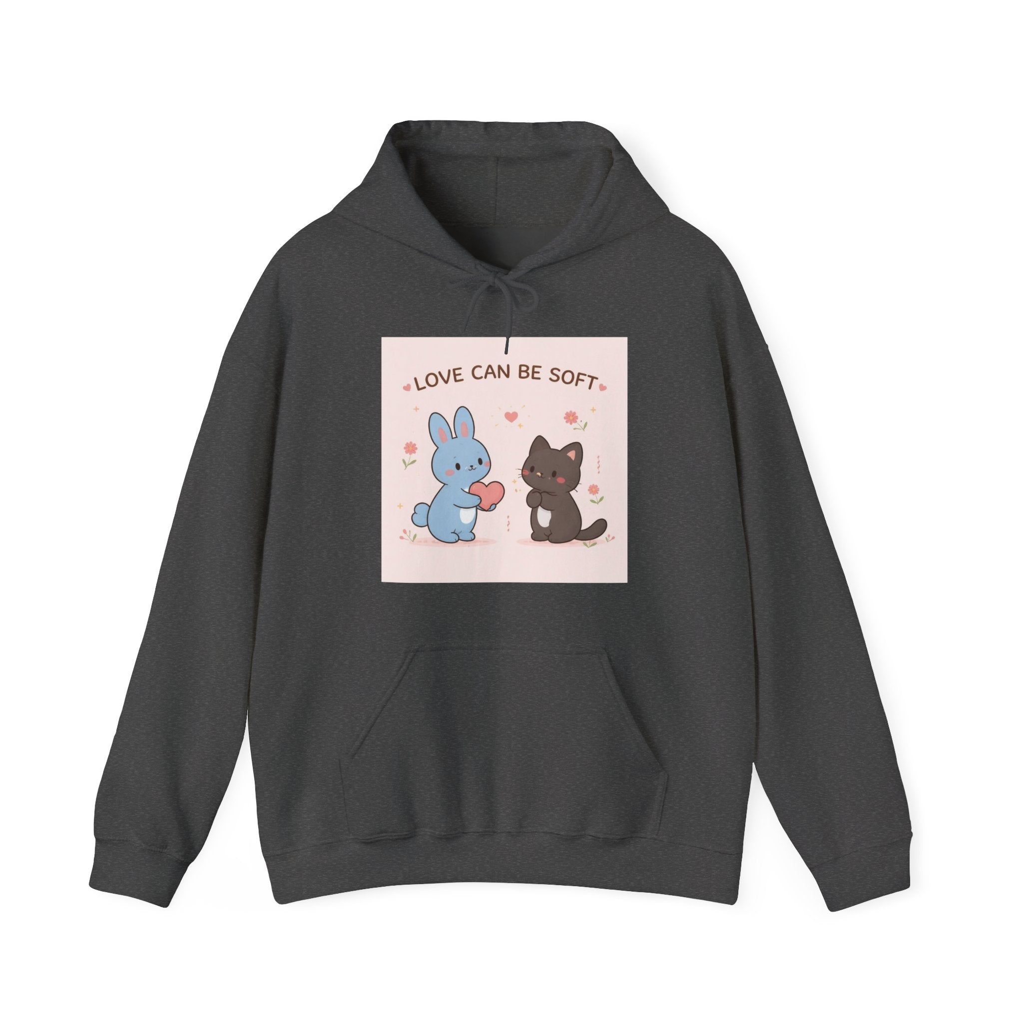LOVE CAN BE SOFT Rabbit, cat Hoodie