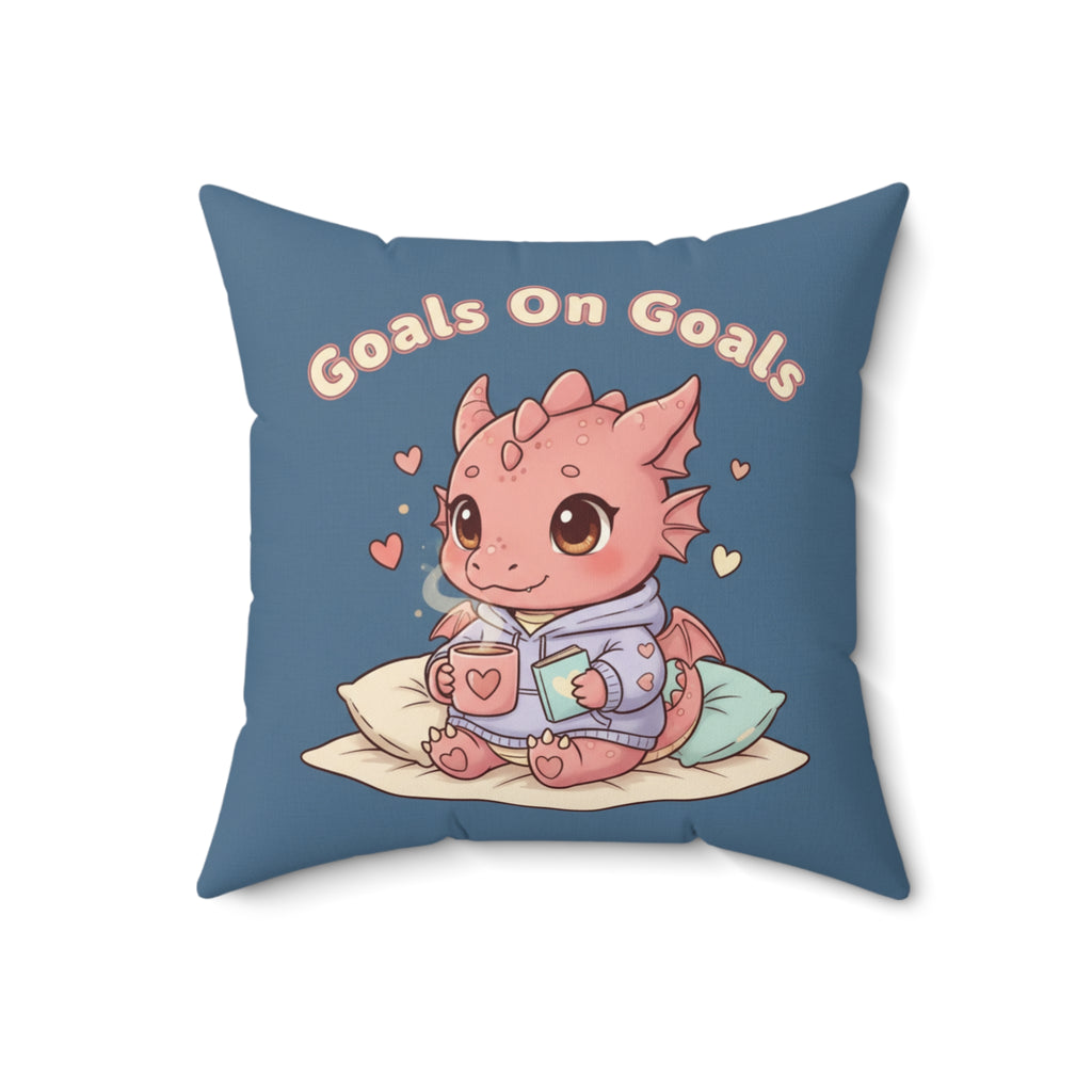 Dragon Square Pillow – Goals on Goals