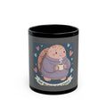 Turtle Black Mug 11oz – She Believed She Could