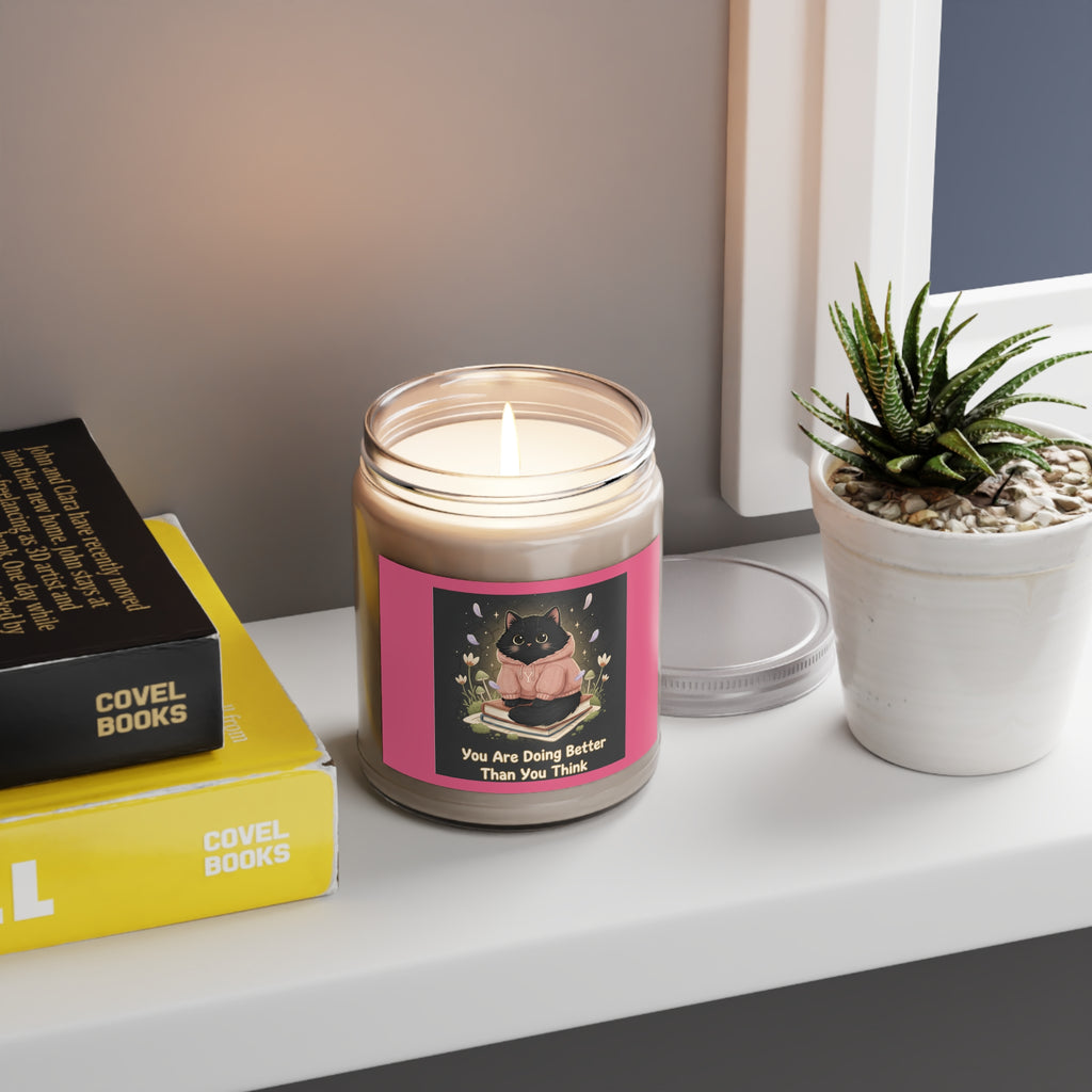 Black Cat Scented Candle – You Are Doing Better Than You Think
