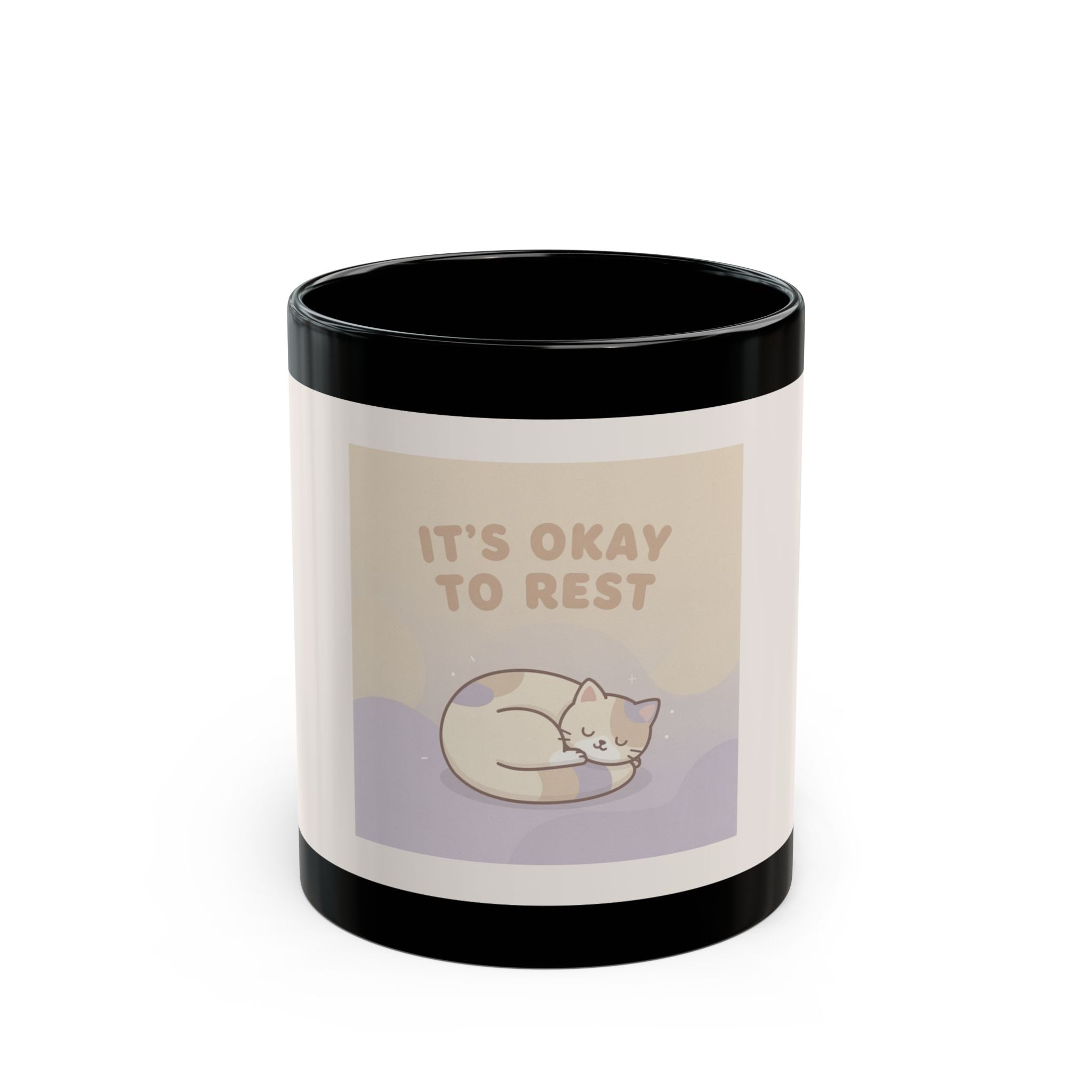 "NEEDS_OCR_SCAN" Black Cat Black Mug | College Girl Gift | Fashion | KayKay Classics