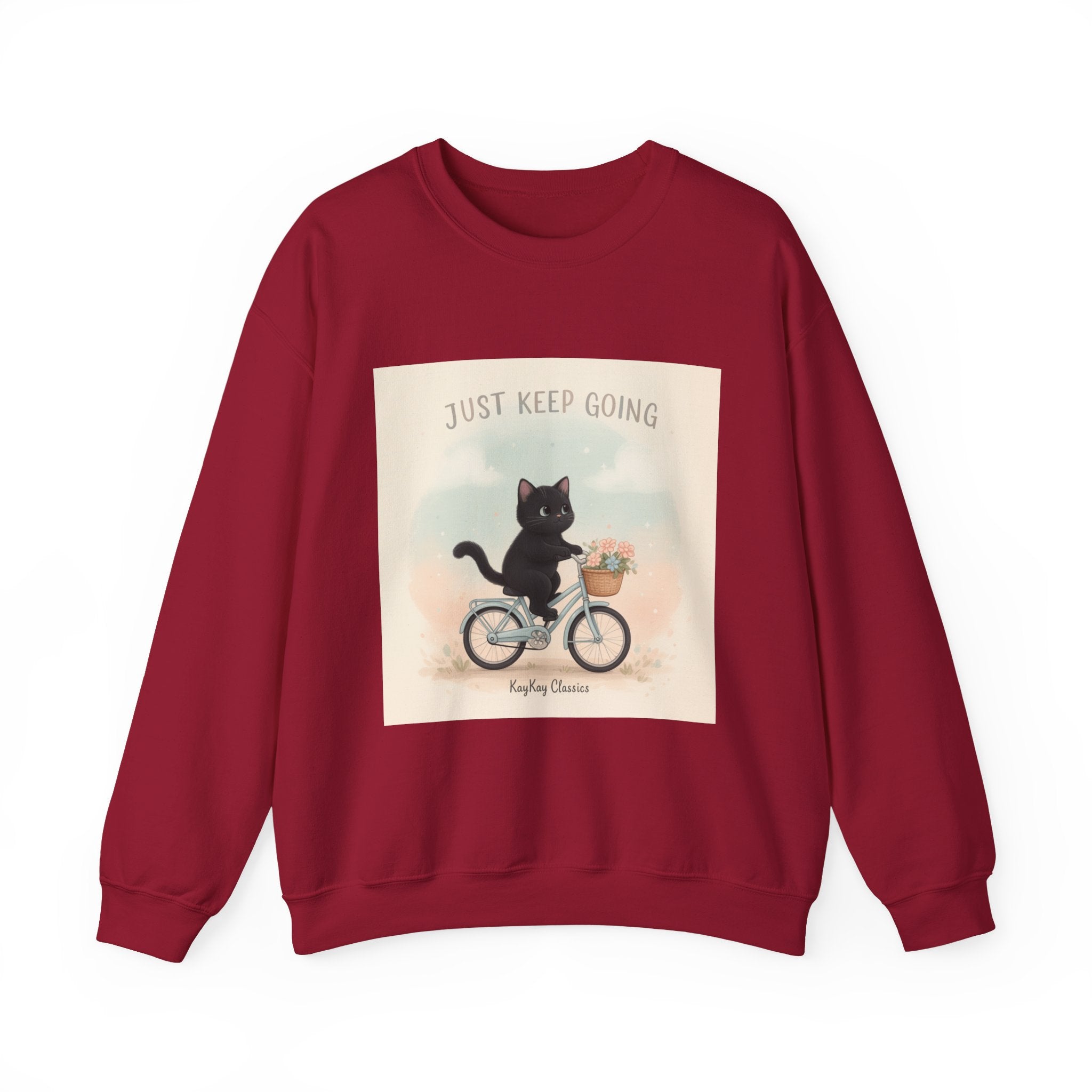 "Design" Black Cat Crewneck | College Girl Gift | Fashion | KayKay Classics