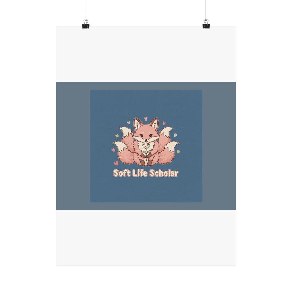 Kitsune Poster – Soft Life Scholar