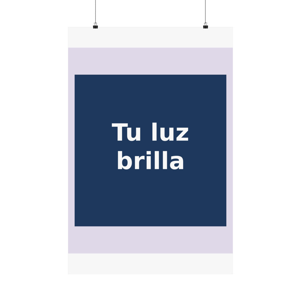 "Tu luz brilla" Black Cat Poster | Trendy Gift for Her | Lifestyle | KayKay Classics