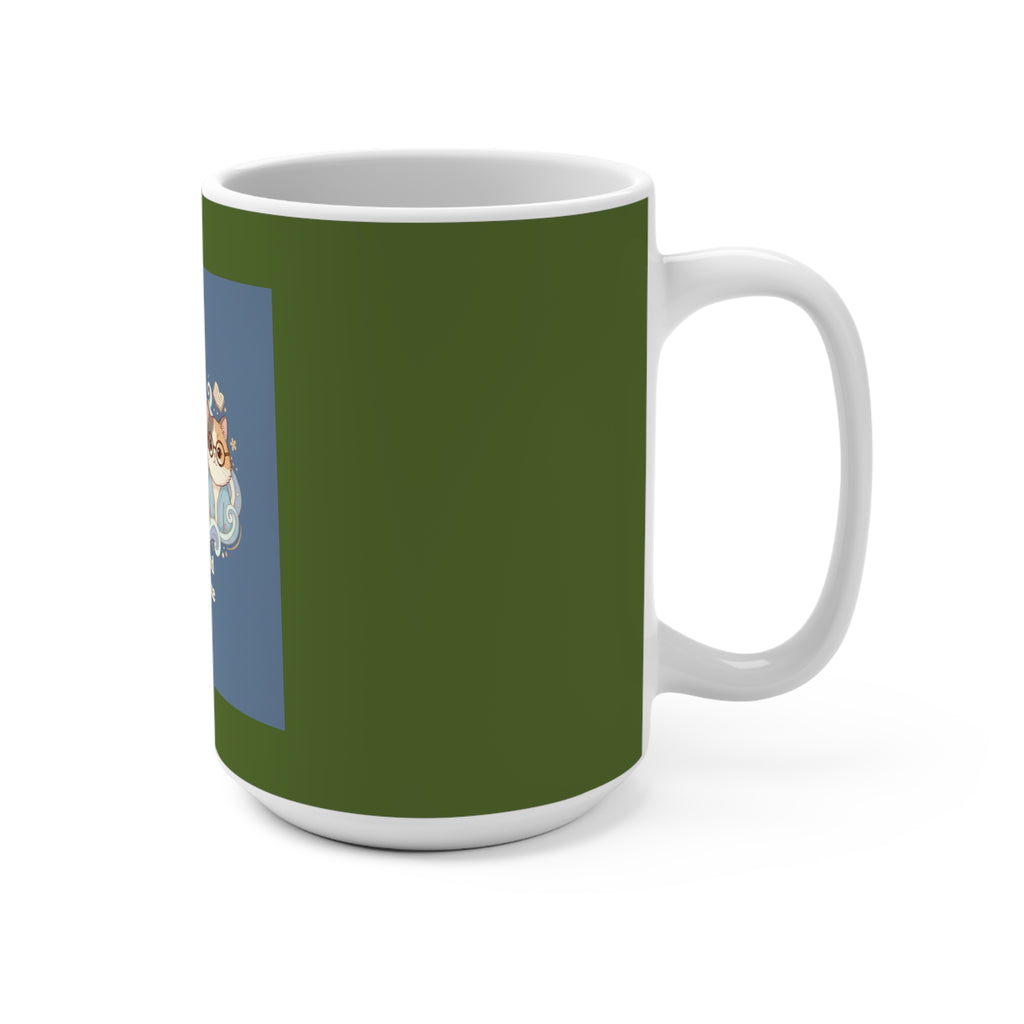 Cats With Glasses Mug 15oz – Coffee and Confidence