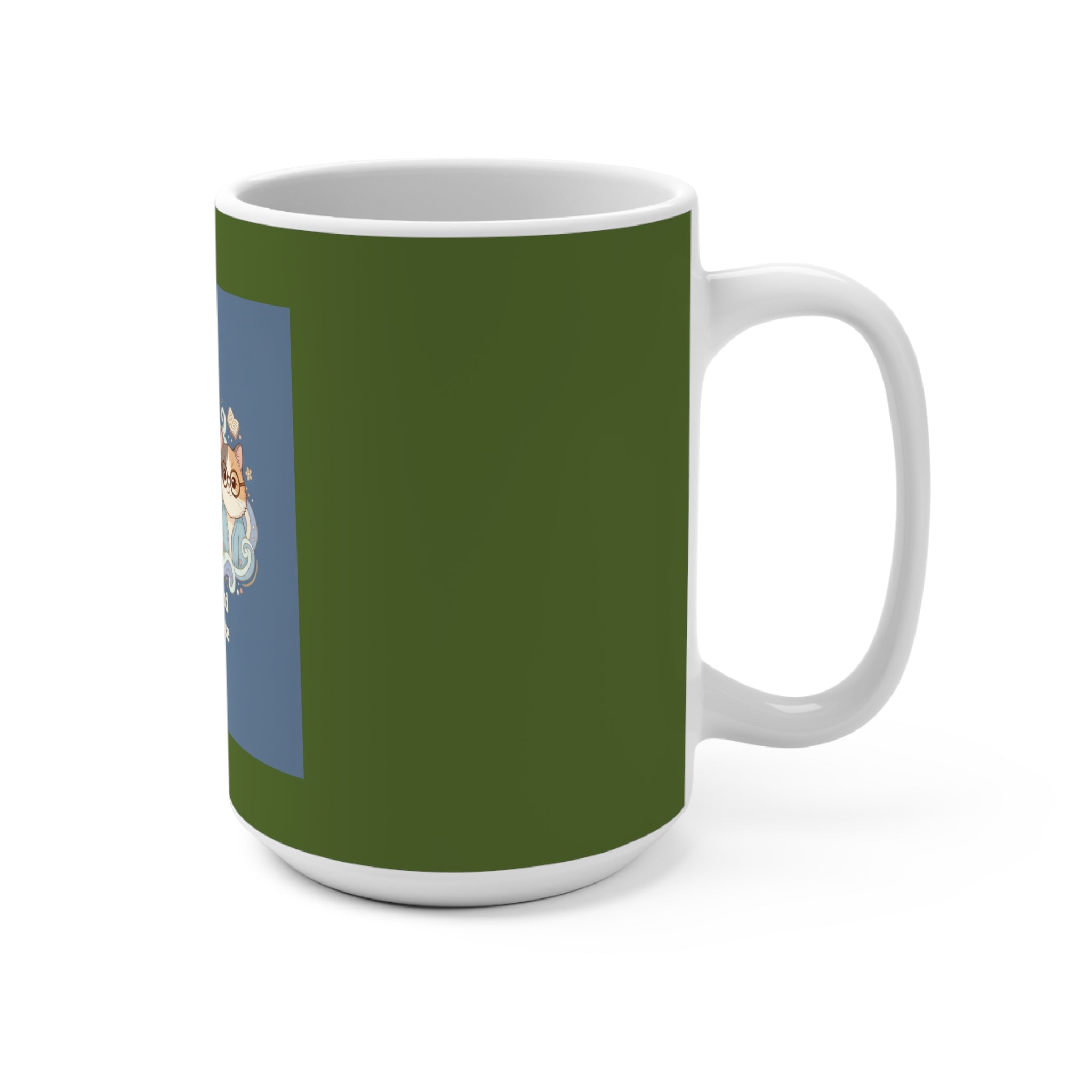 Cats With Glasses Mug 15oz – Coffee and Confidence