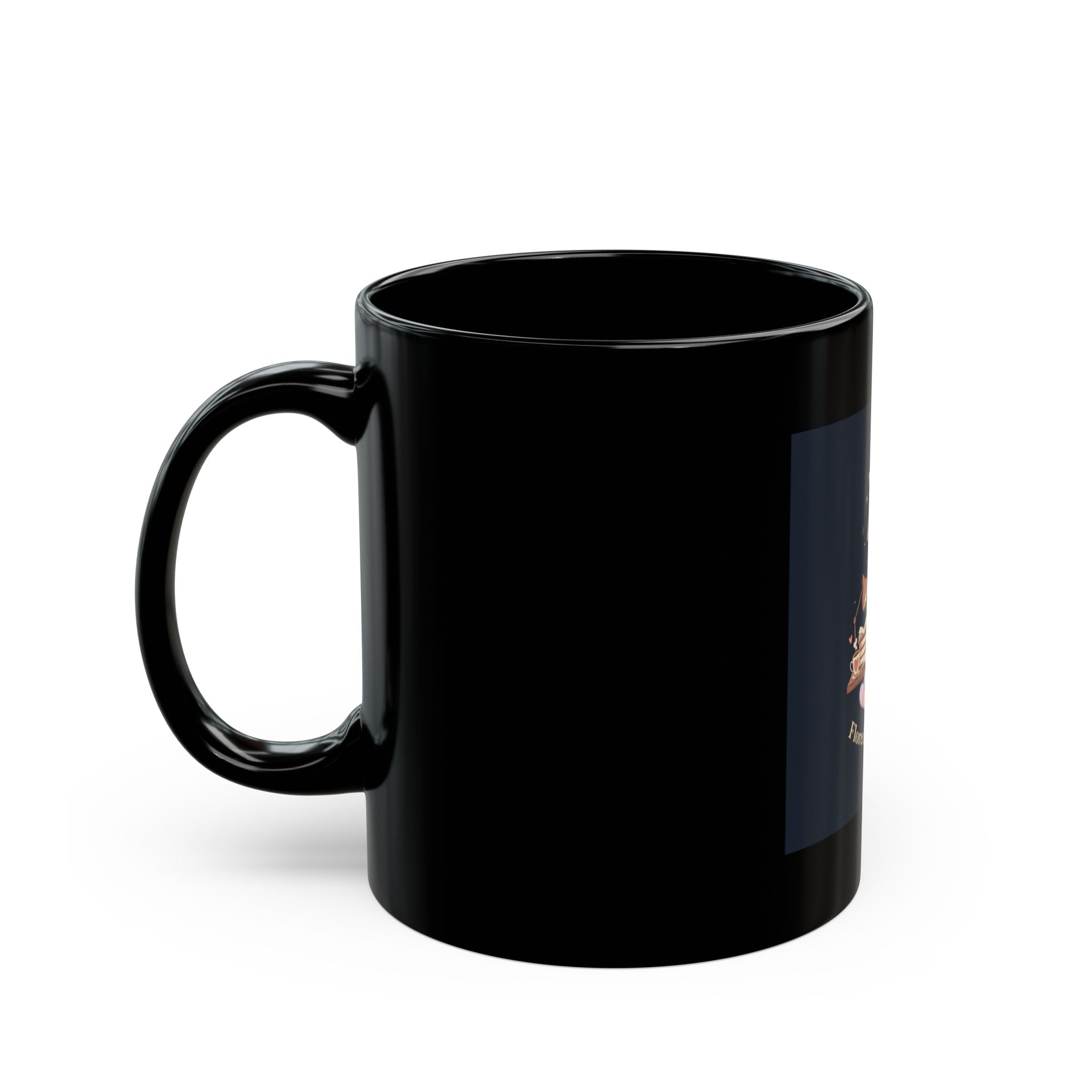 Florece a Tu Ritmo Giraffe Black Mug 11oz