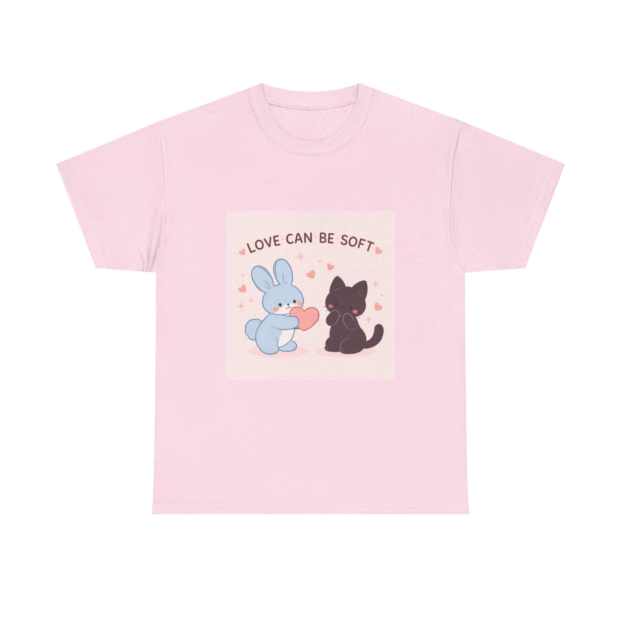 "LOVE CAN BE SOFT" Black Cat Kids Tee | College Girl Gift | Fashion | KayKay Classics