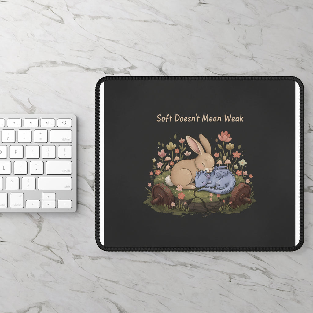 Dragon Mouse Pad – Soft Doesnt Mean Weak