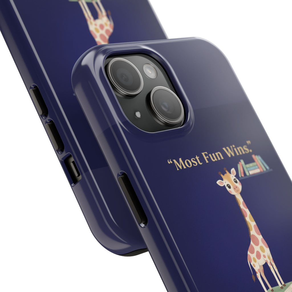 Giraffe Tough Phone Case – Most Fun Wins