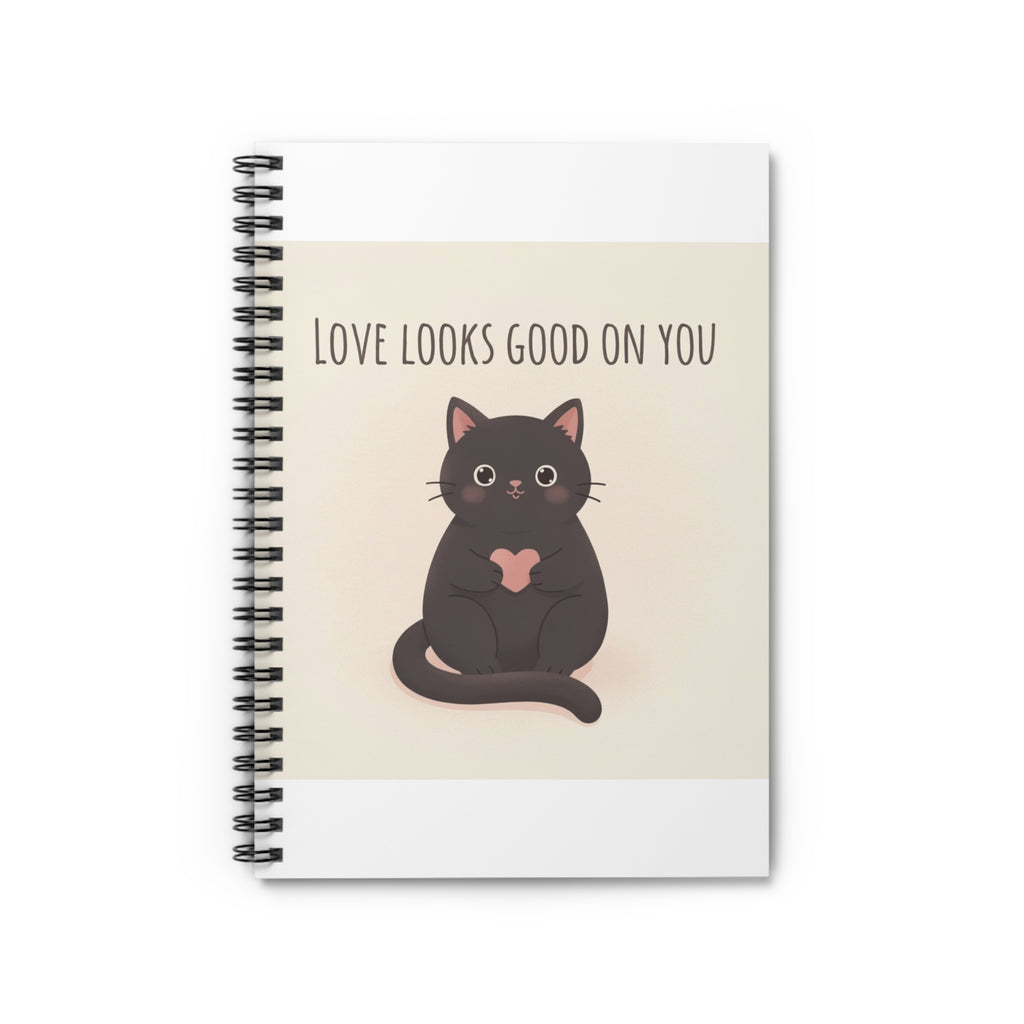 Love looks good on you Spiral Notebook