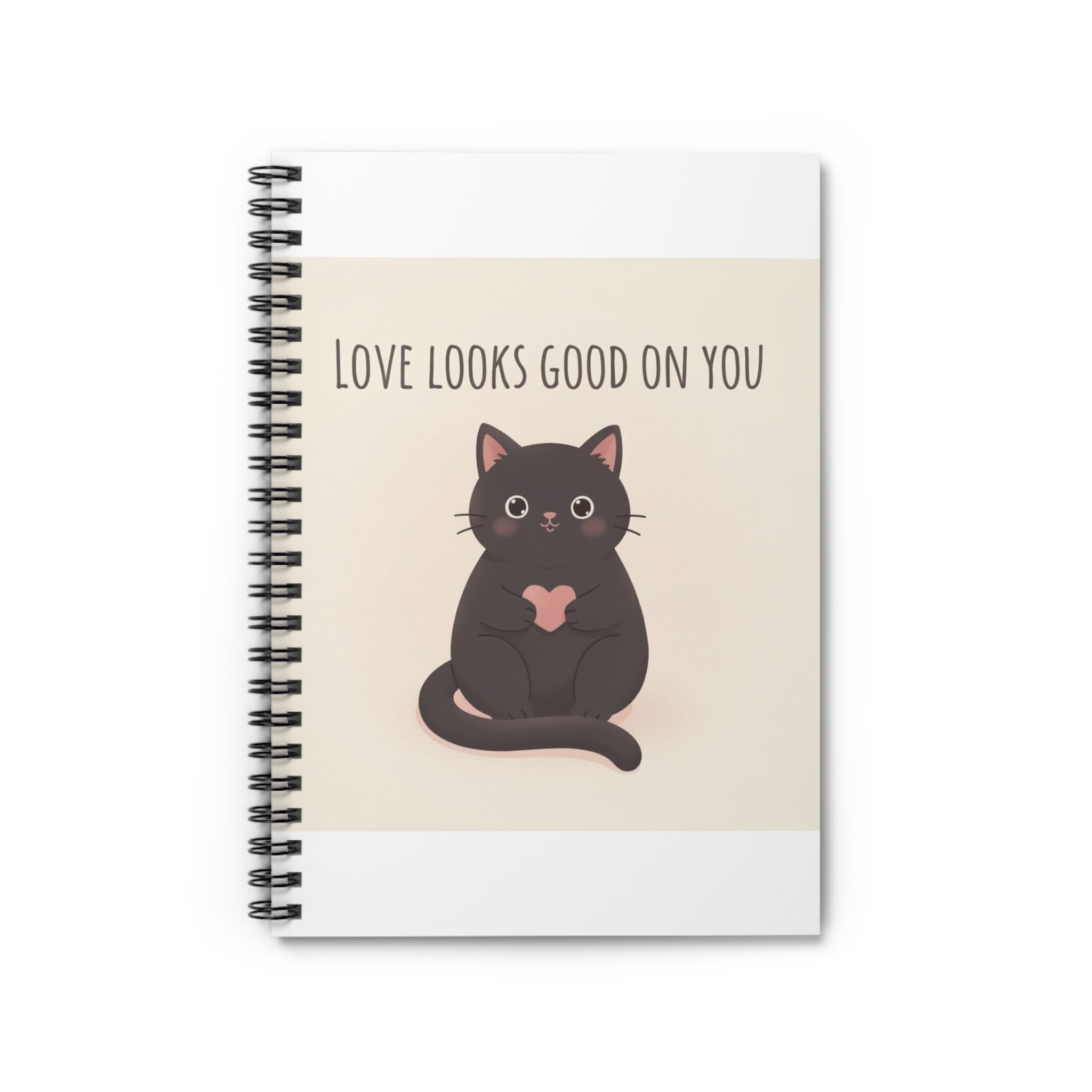 Love looks good on you Spiral Notebook
