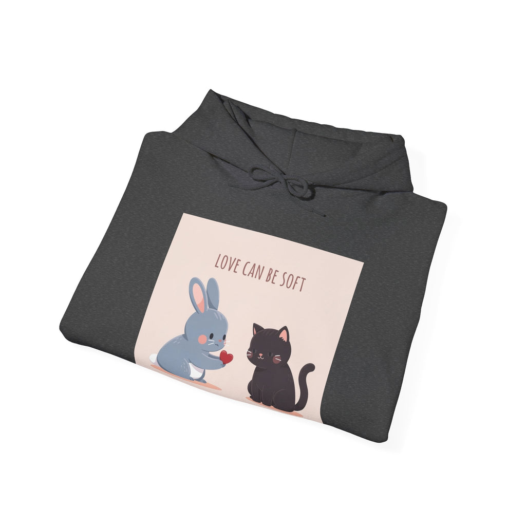 LOVE CAN BE SOFT Rabbit, cat Hoodie