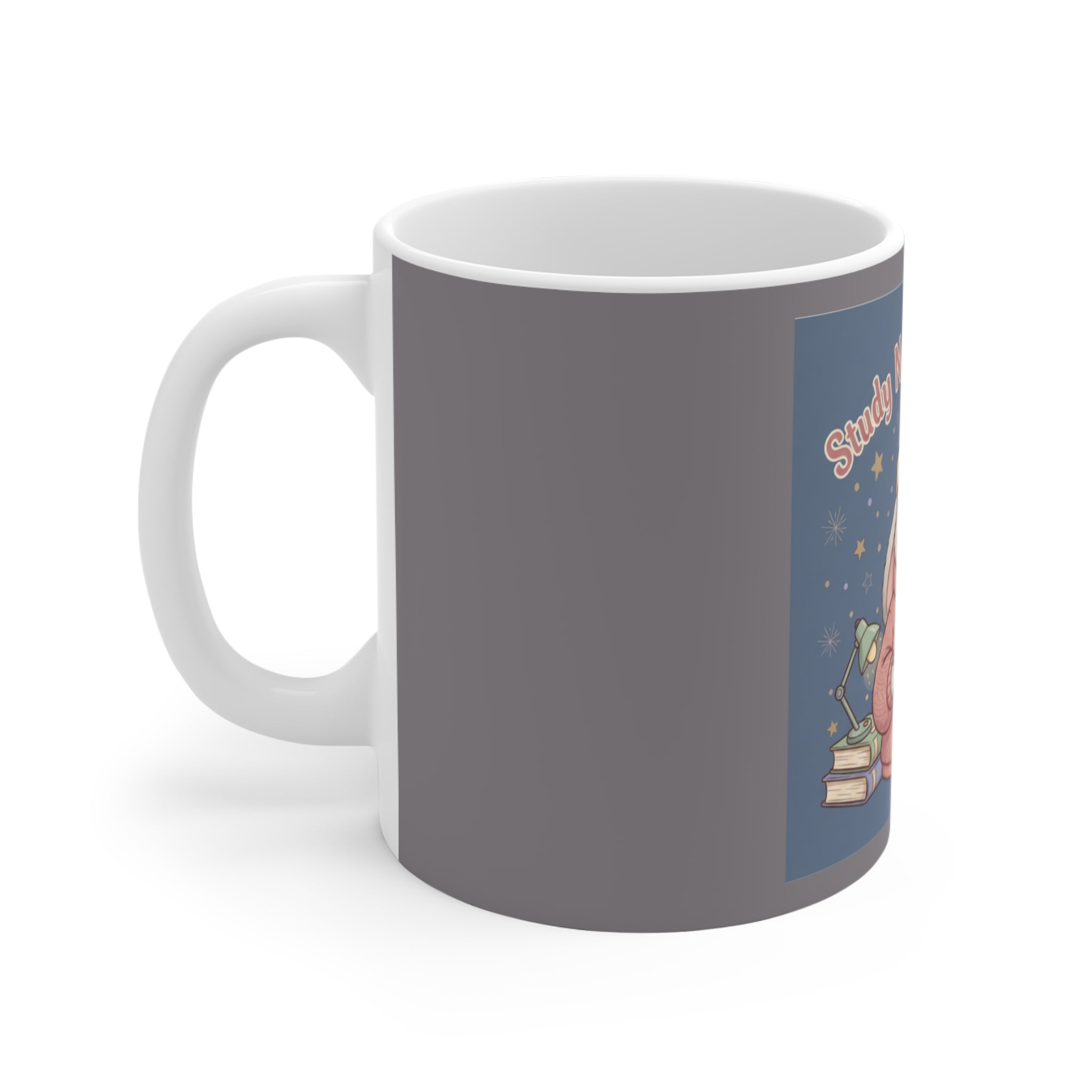 Rabbit Mug 11oz – Study Now, Slay Later