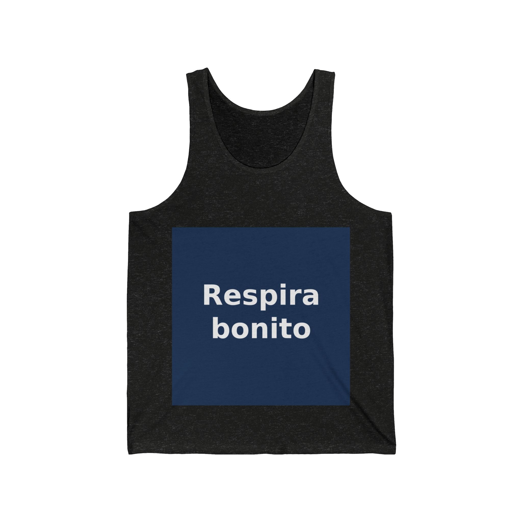 "Respira bonito" Black Cat Tank Top | College Girl Gift | Fashion | KayKay Classics
