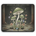 Black Cat Mouse Pad – Bloom at Your Own Pace