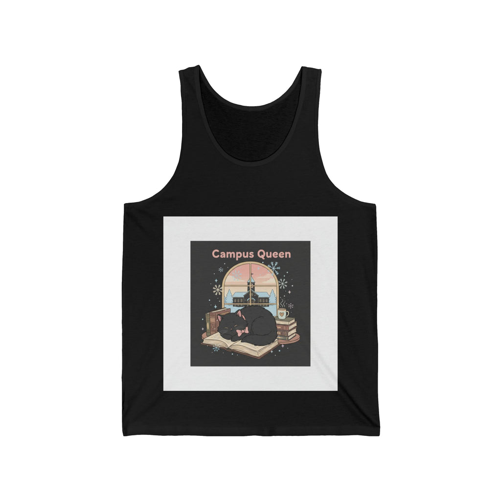 Black Cat Tank Top – Campus Queen