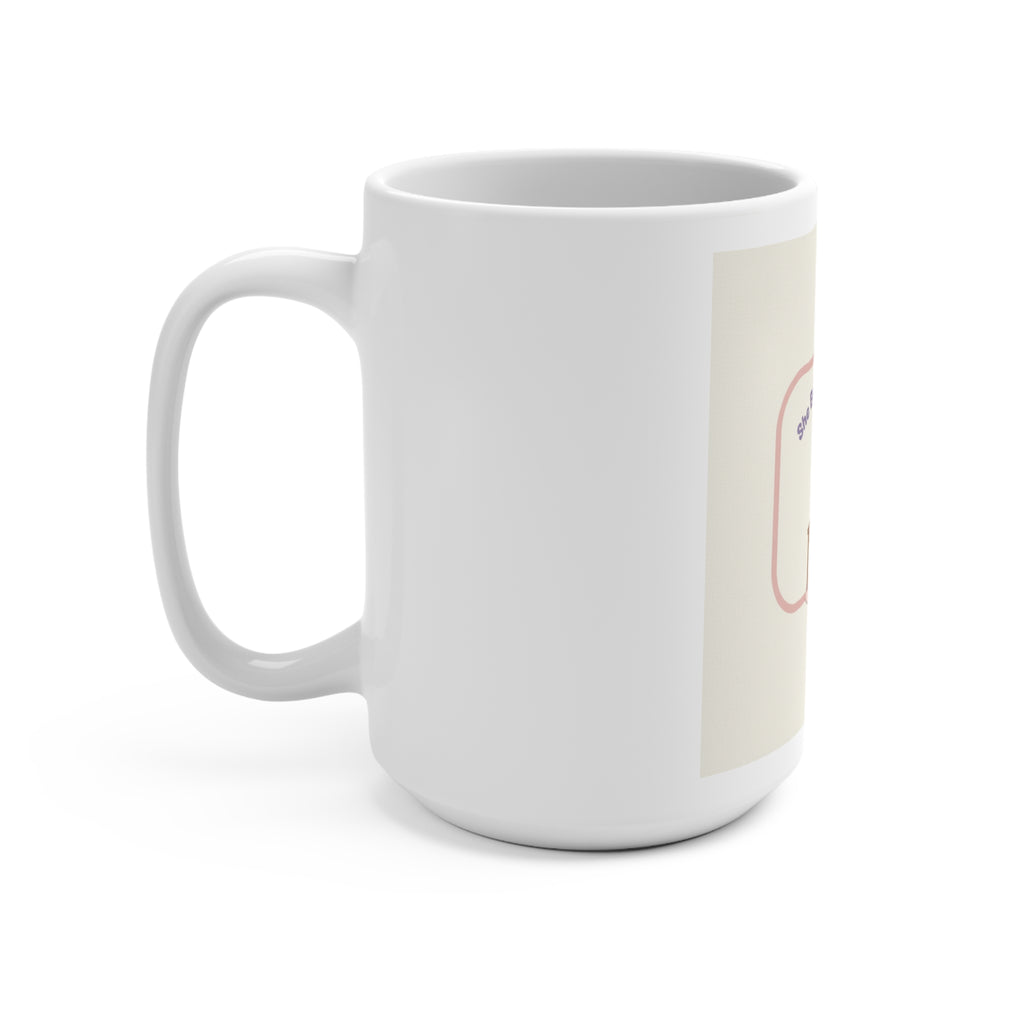 She Believed She Could Bee and bunny Mug 15oz