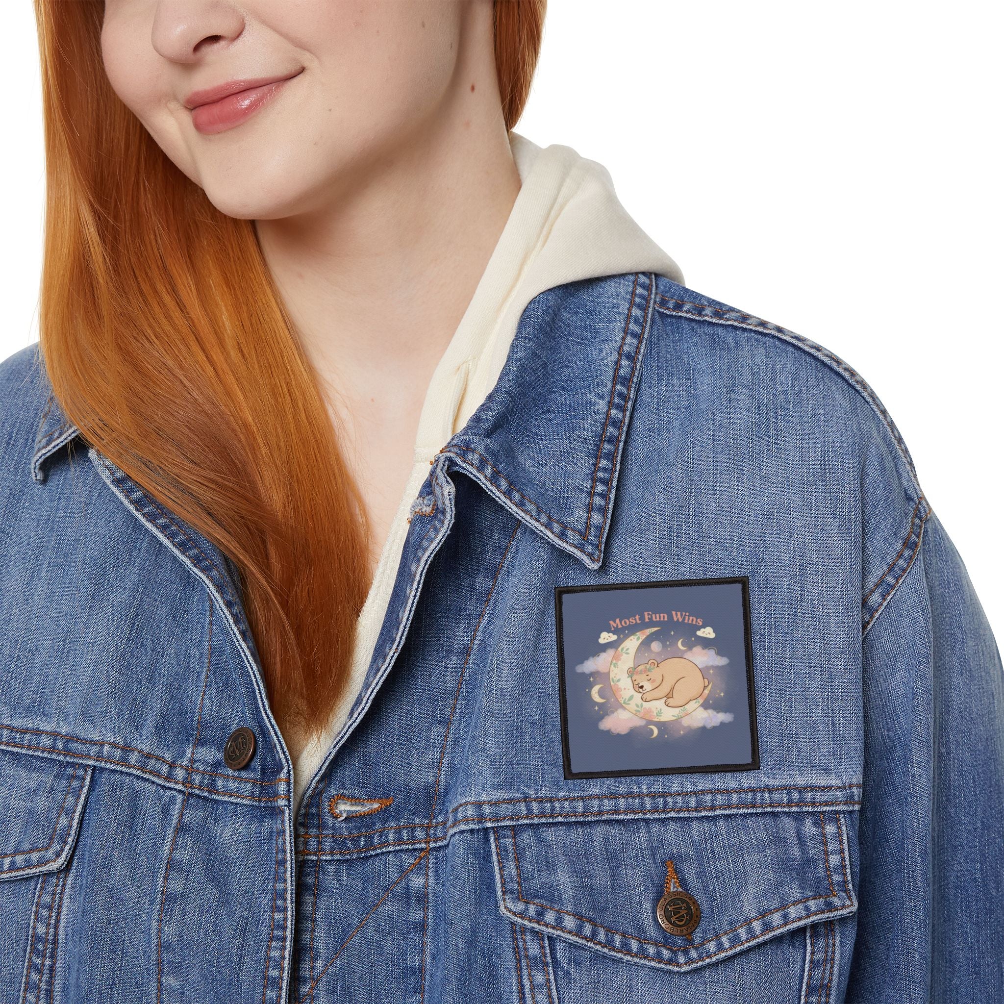 Bear Iron-On Patch – Most Fun Wins