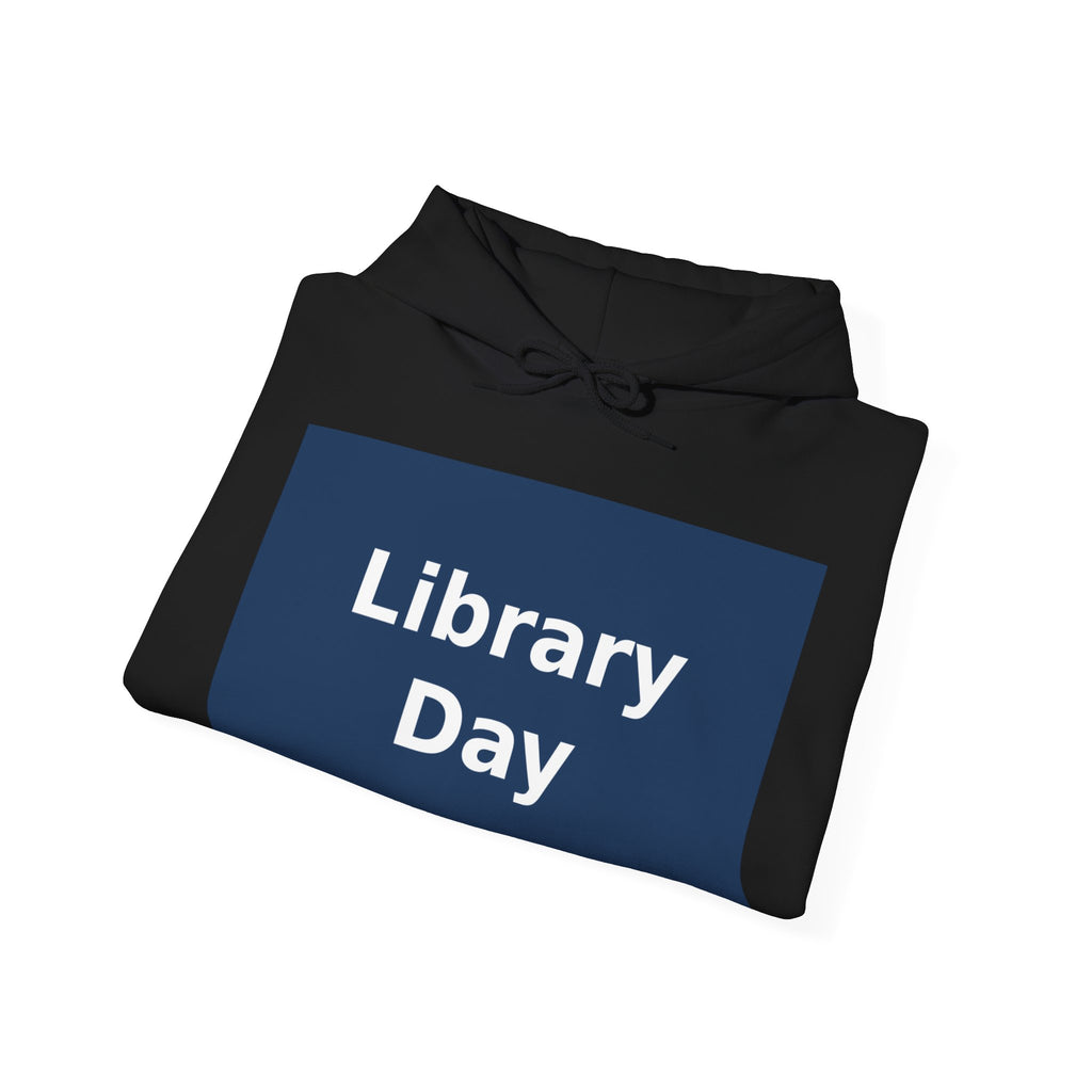 "Library Day" Black Cat Hoodie | College Girl Gift | Fashion | KayKay Classics