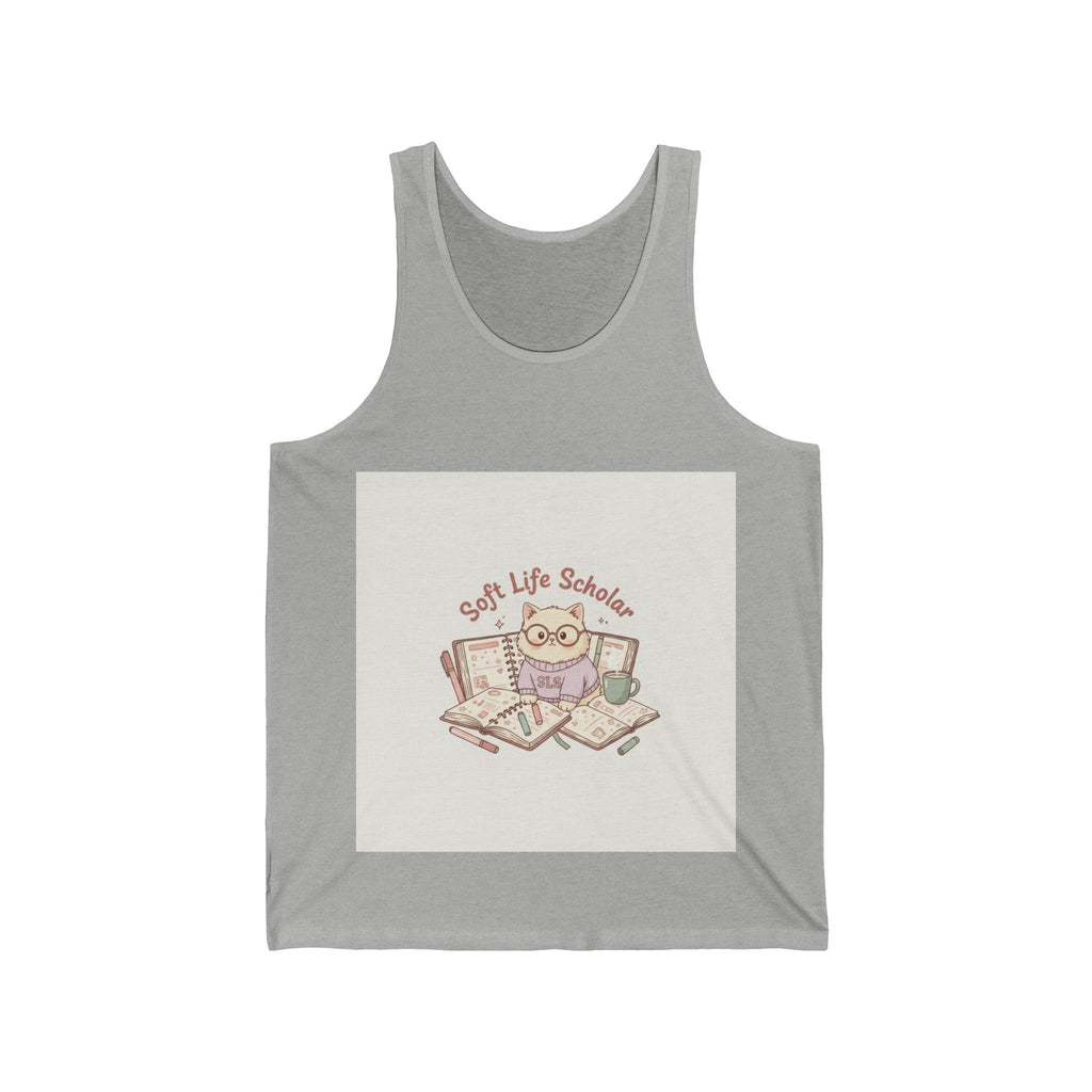 Soft Life Scholar Cat Tank Top