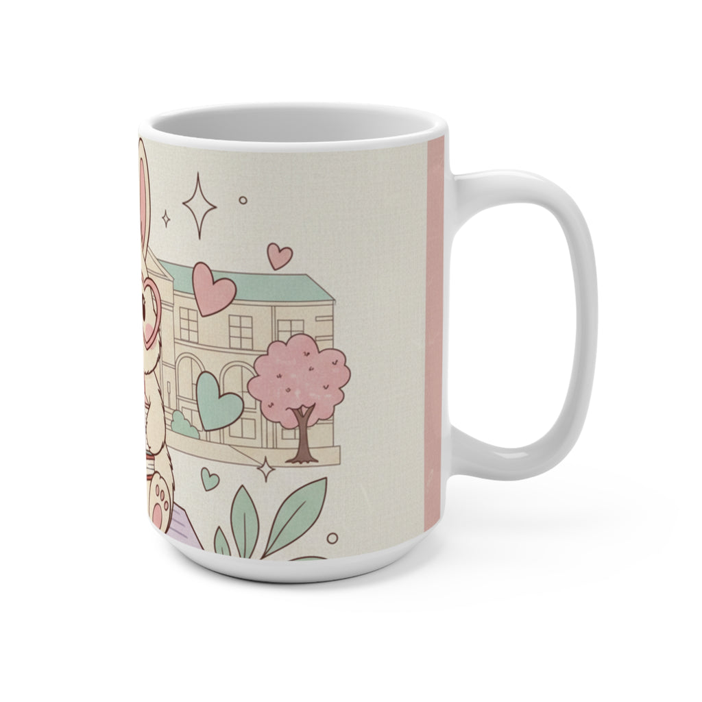 Study Buddy Vibes Rabbit Mug 15oz