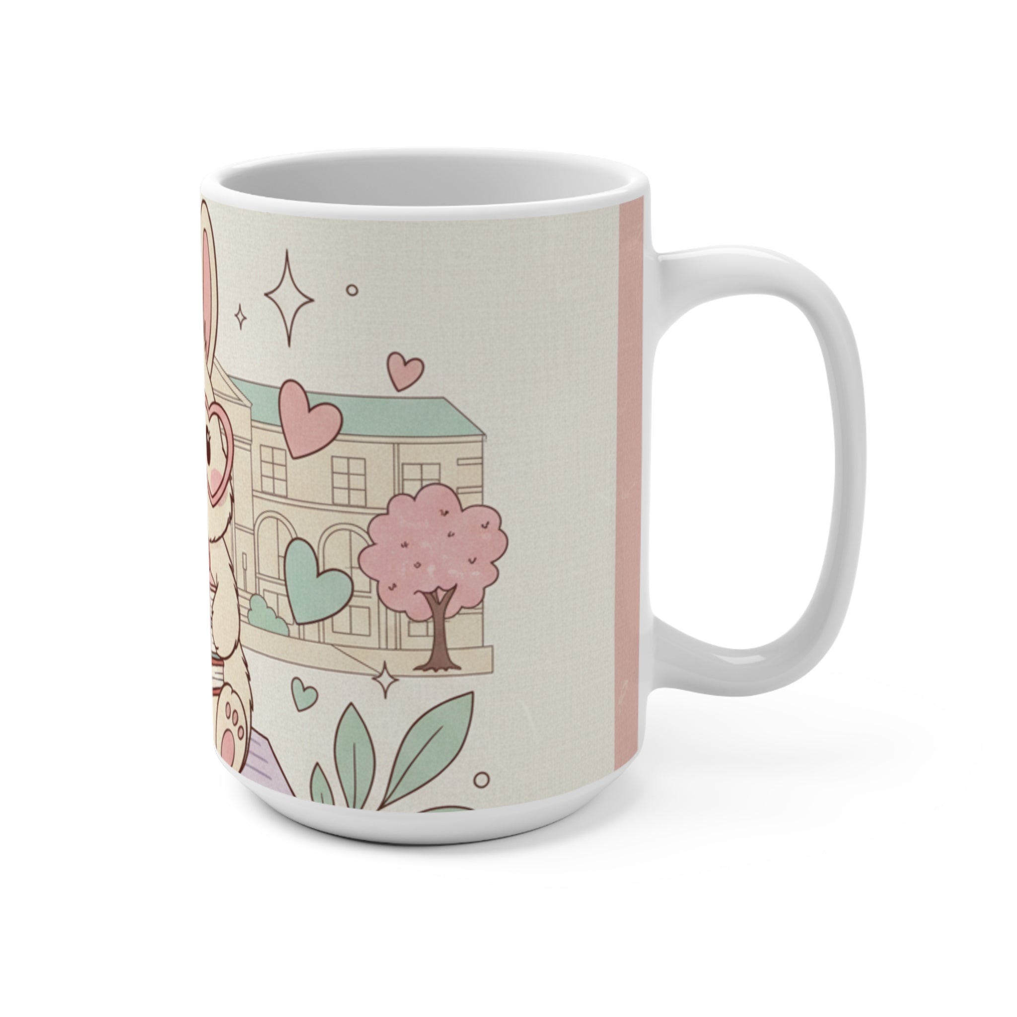 Study Buddy Vibes Rabbit Mug 15oz