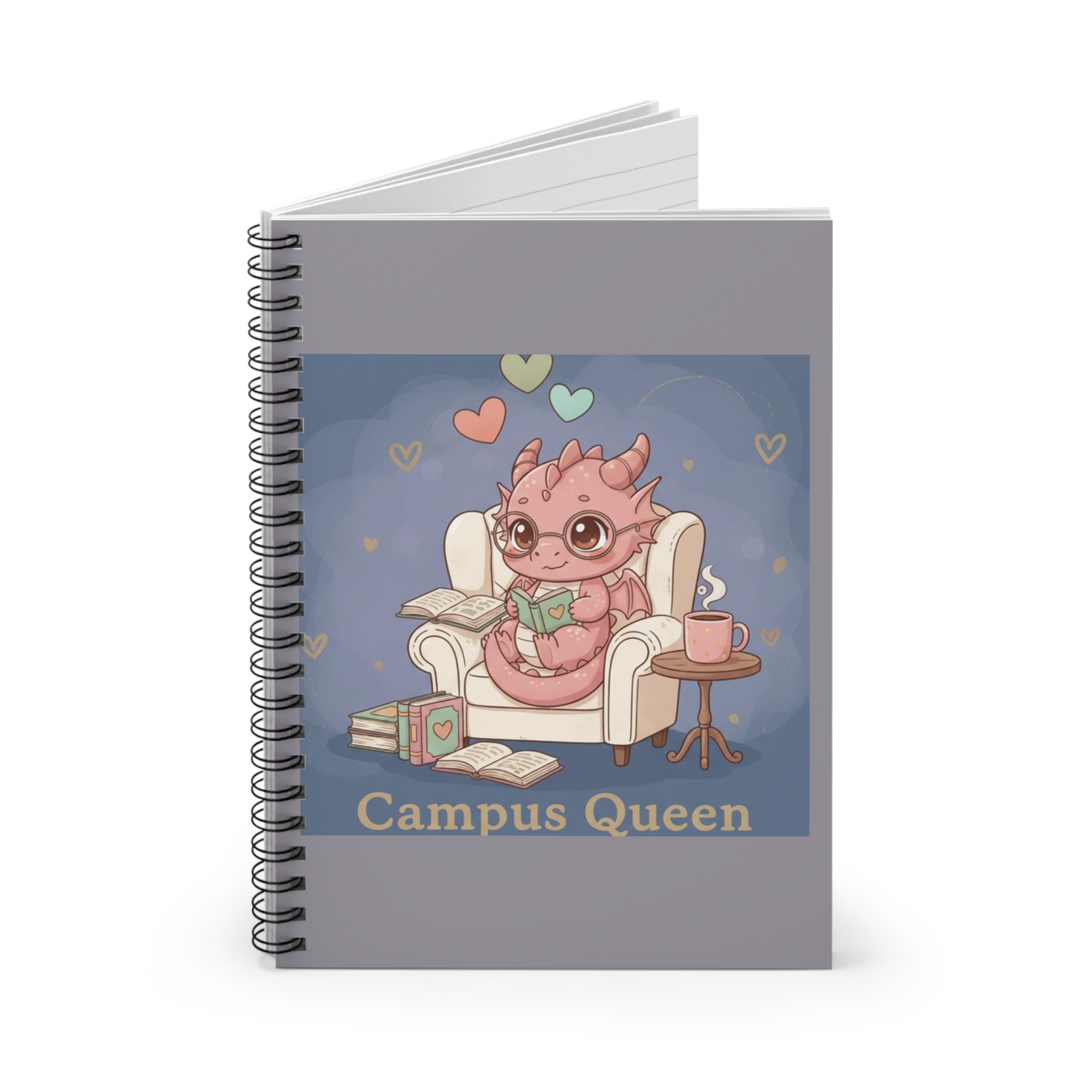 Dragon Spiral Notebook – Campus Queen