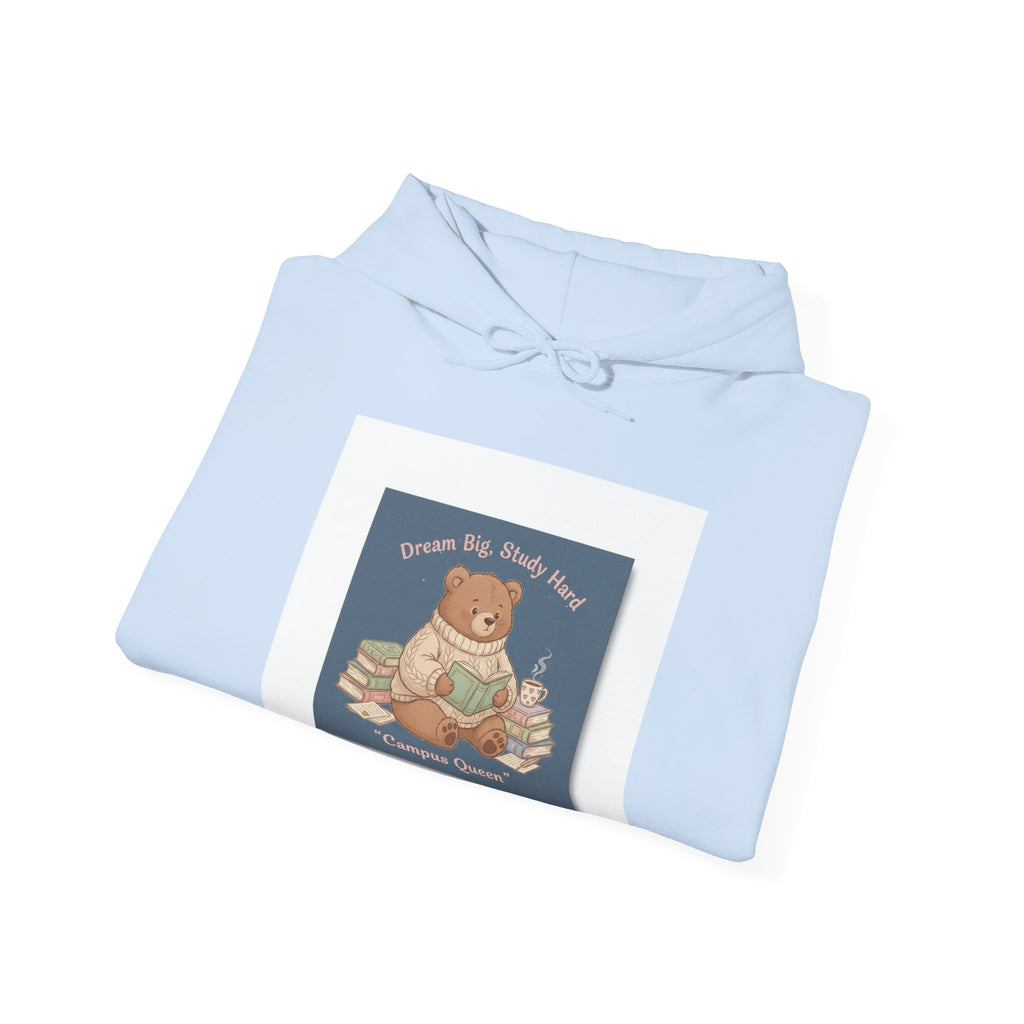 Bear Hoodie – Dream Big Study Hard