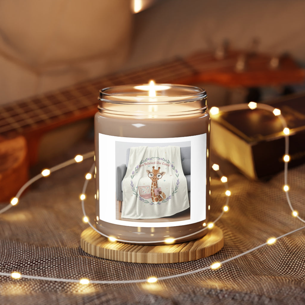 She Believed She Could Giraffe Scented Candle