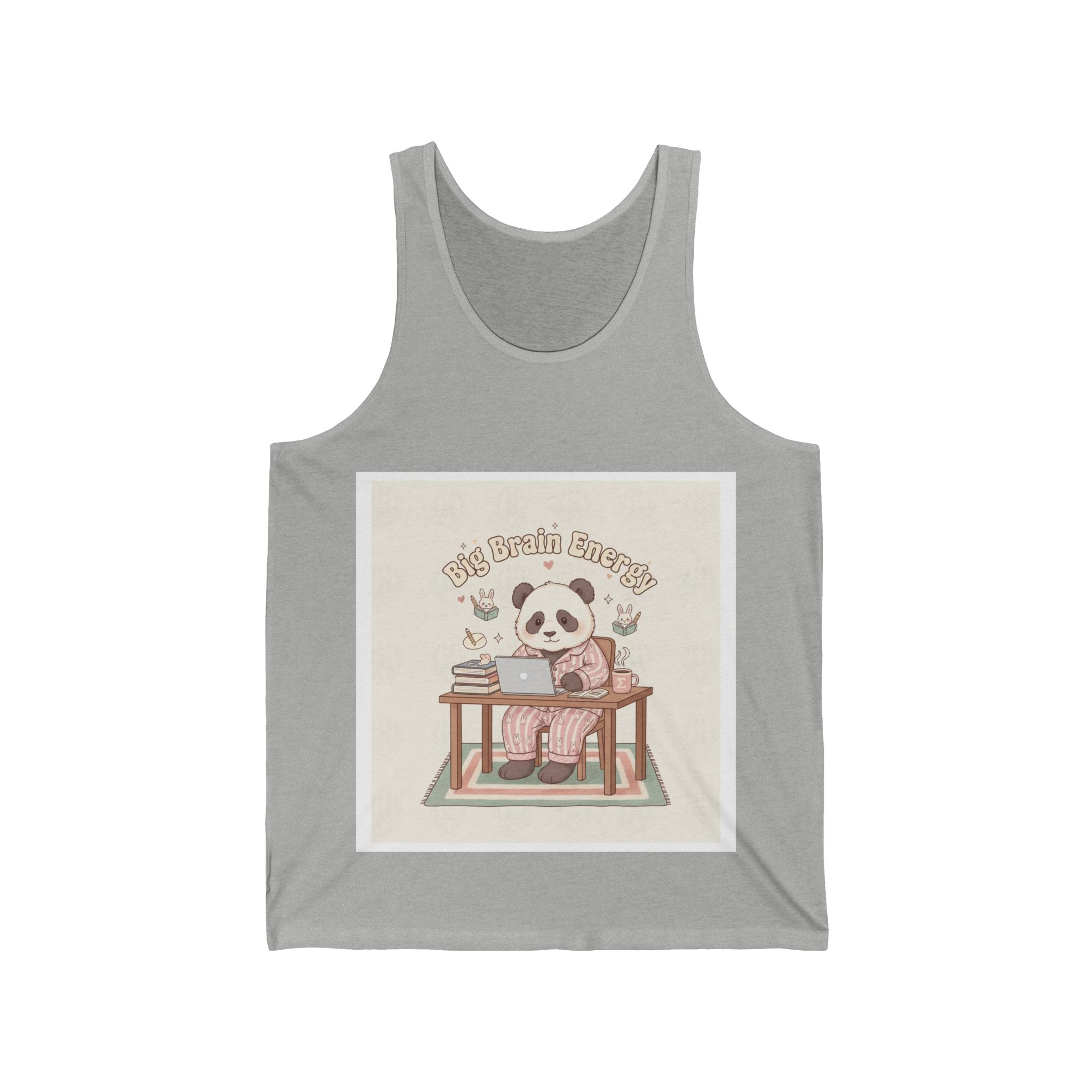 Big Brain Energy Panda Tank Top
