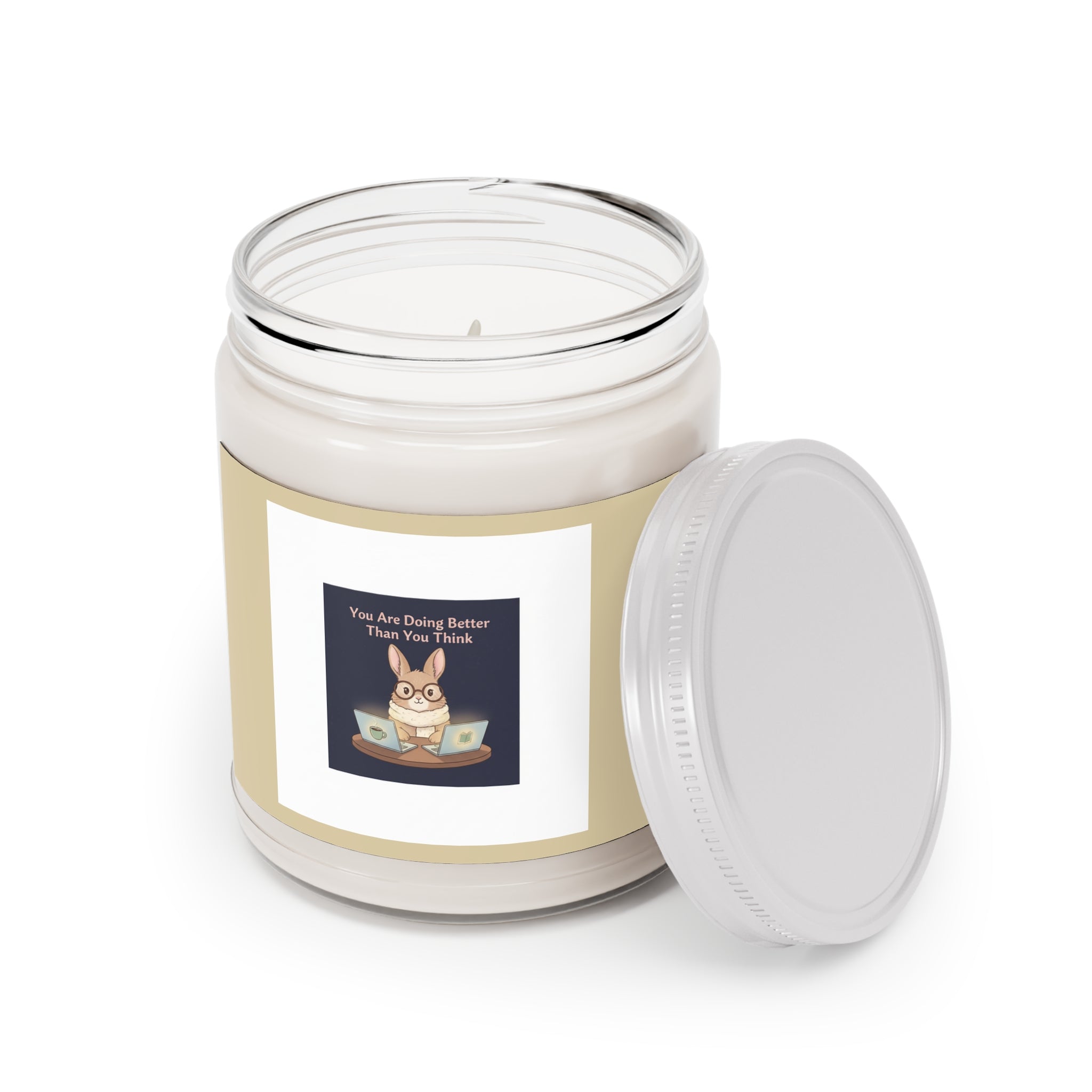 Bunny Scented Candle – You Are Doing Better Than You Think
