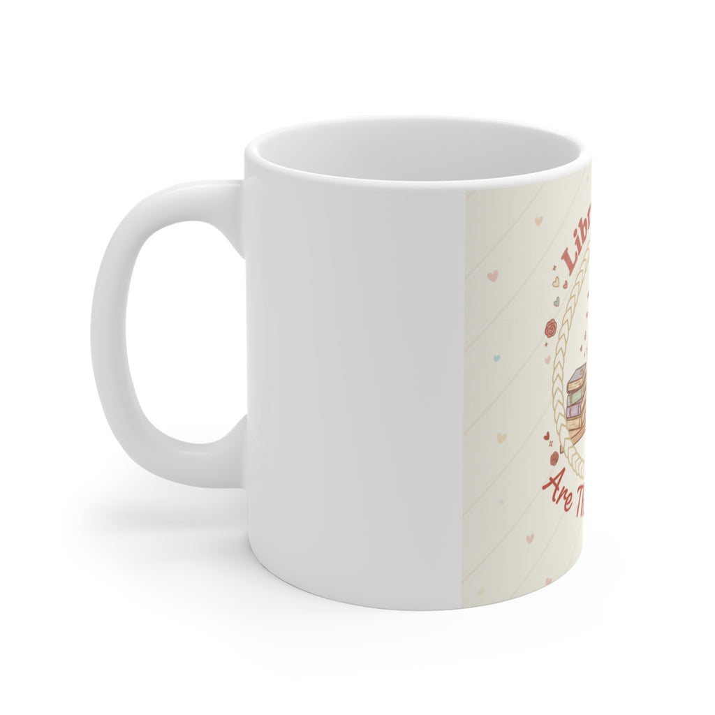 Library Days Are The Best Days Cat Mug 11oz