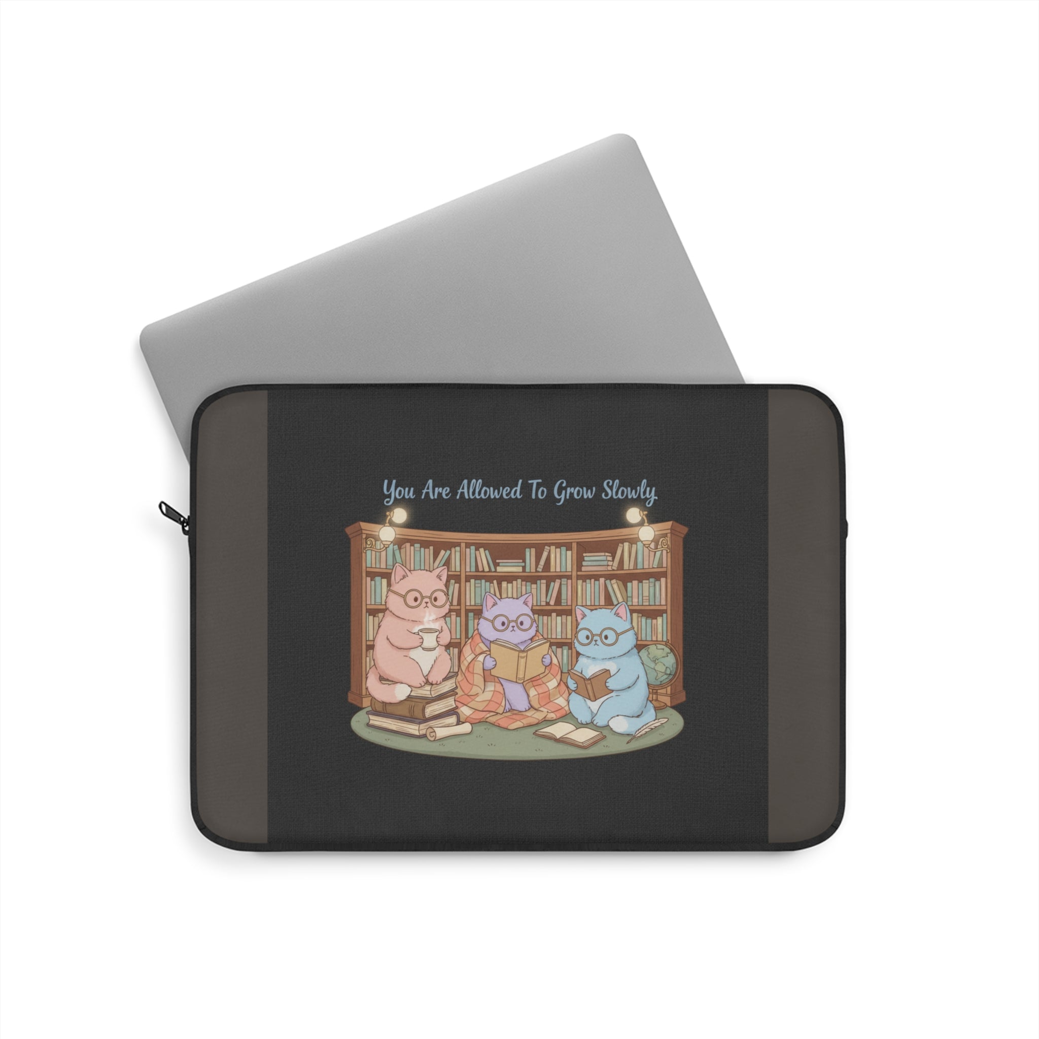 Cats With Glasses Laptop Sleeve – You Are Allowed to Grow Slowly