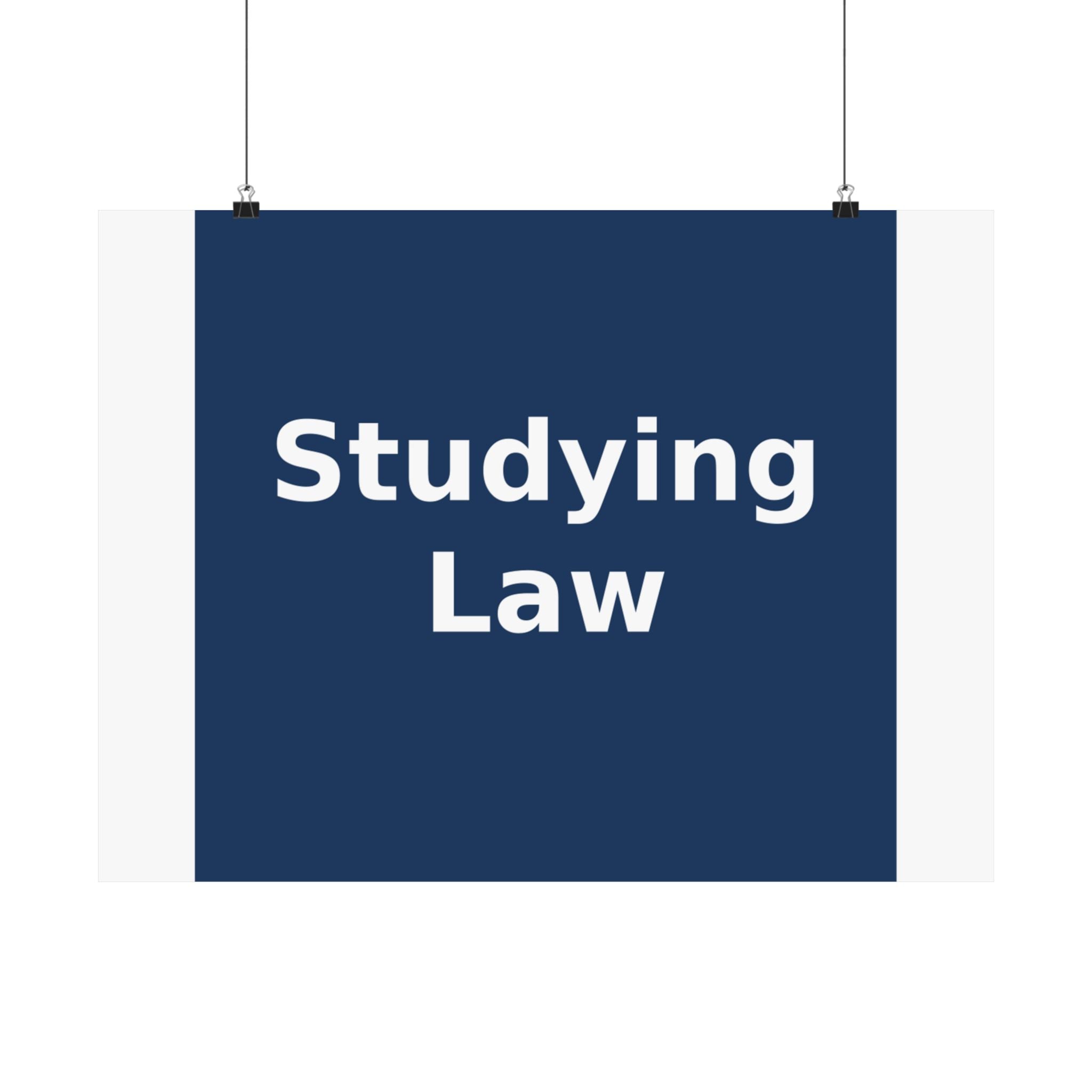 Studying Law - KayKay Poster
