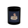 Dream Big, Study Hard Dragon Black Mug 11oz