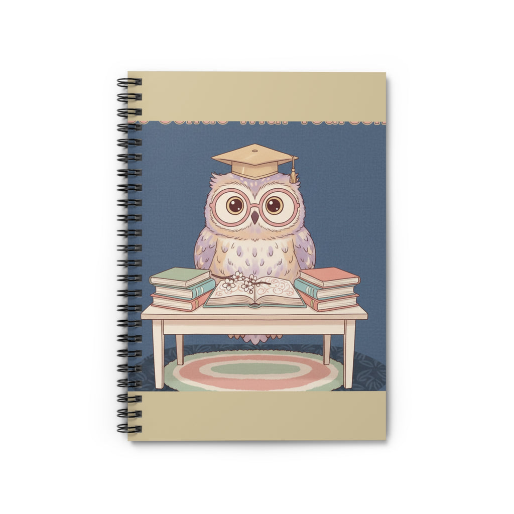 Owl Spiral Notebook – Be Gentle With Yourself