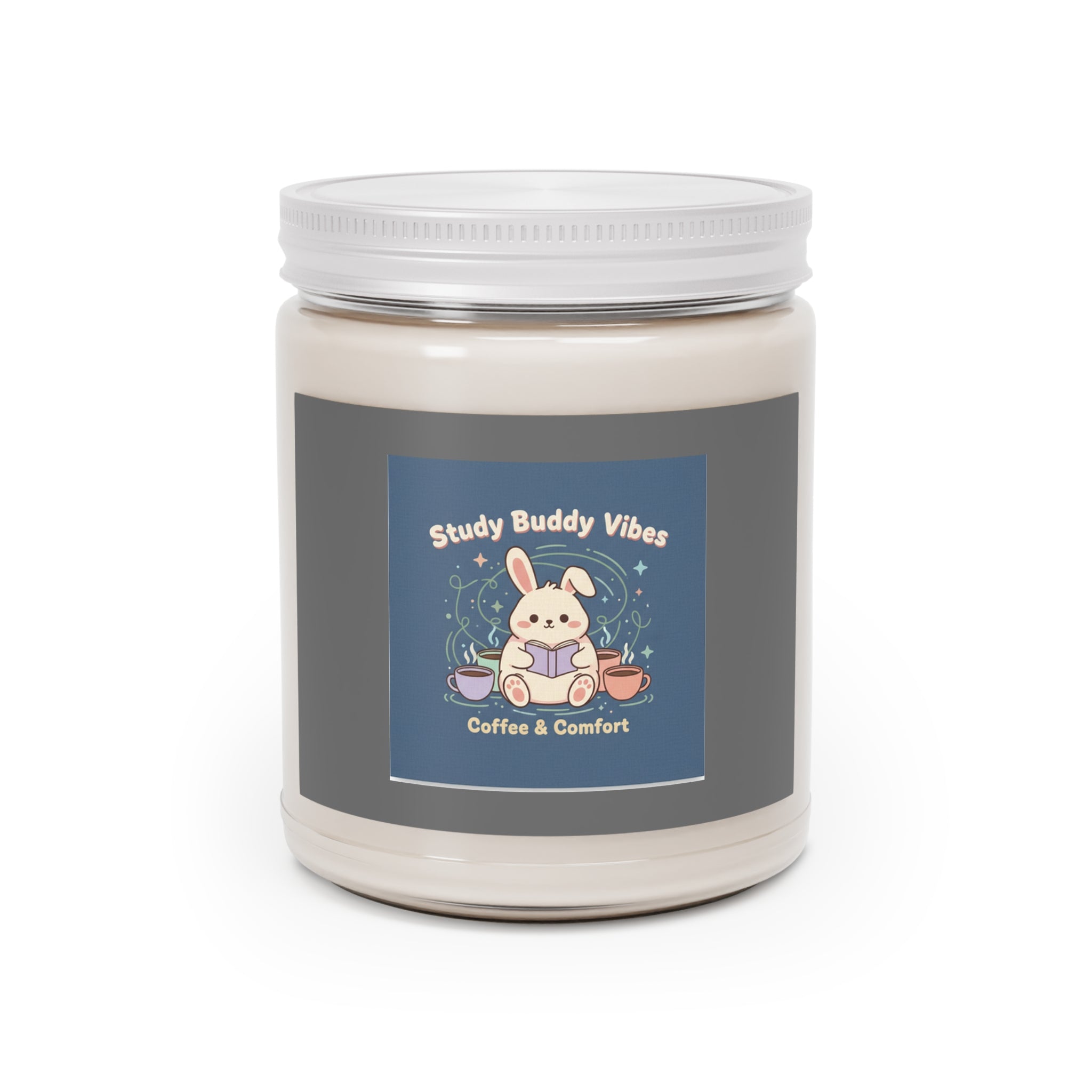 Bunny Scented Candle – Study Buddy Vibes Coffee Comfort