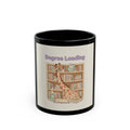 Degree Loading Giraffe Black Mug 11oz
