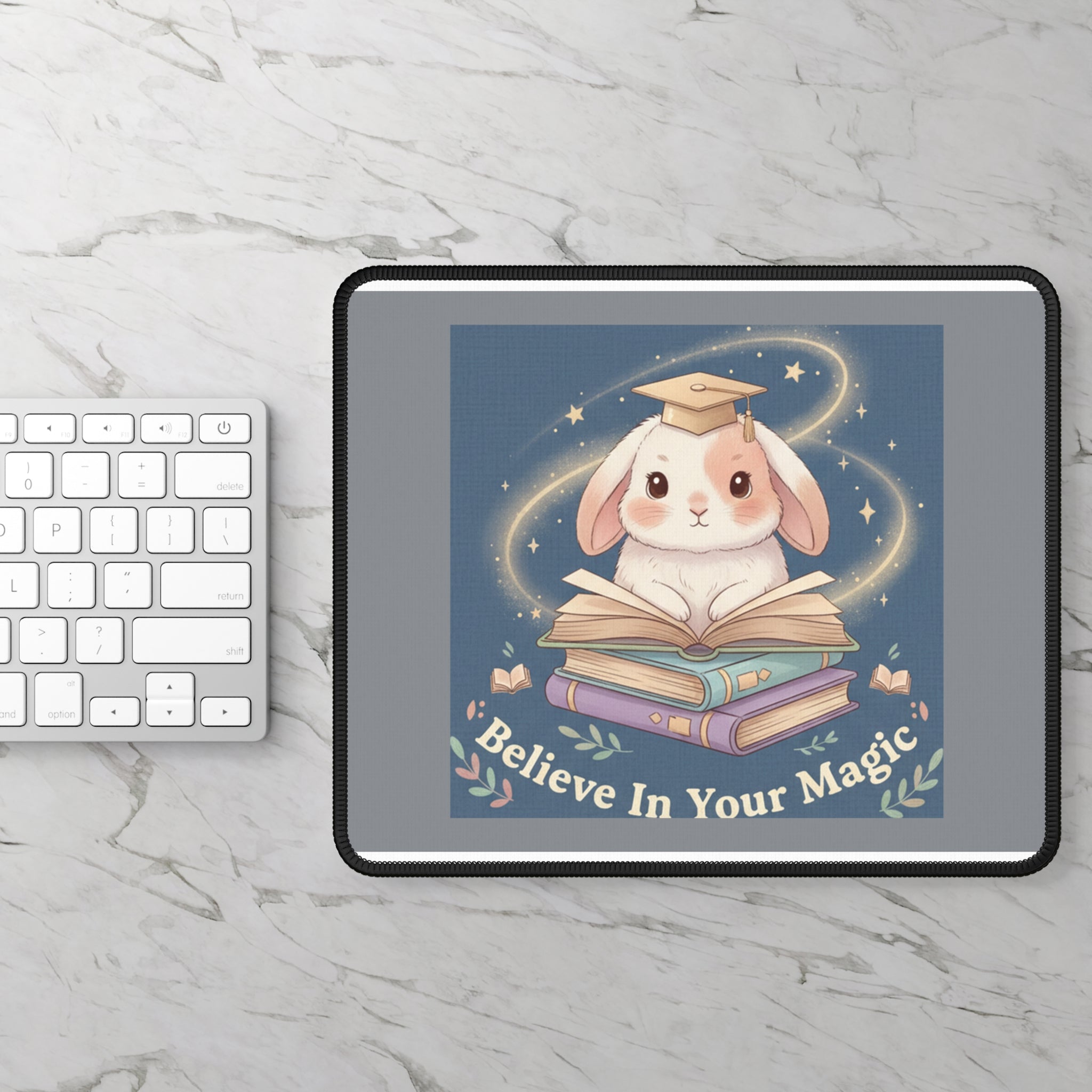 Bunny Mouse Pad – Believe in Your Magic