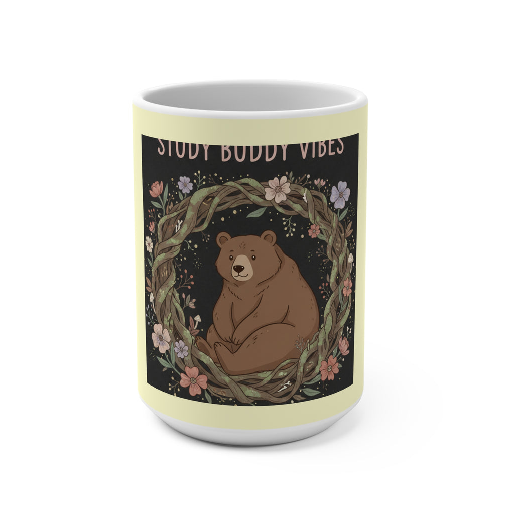 Bear Mug 15oz – Study Buddy Vibes