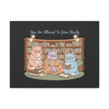 Cats With Glasses Canvas Print – You Are Allowed to Grow Slowly