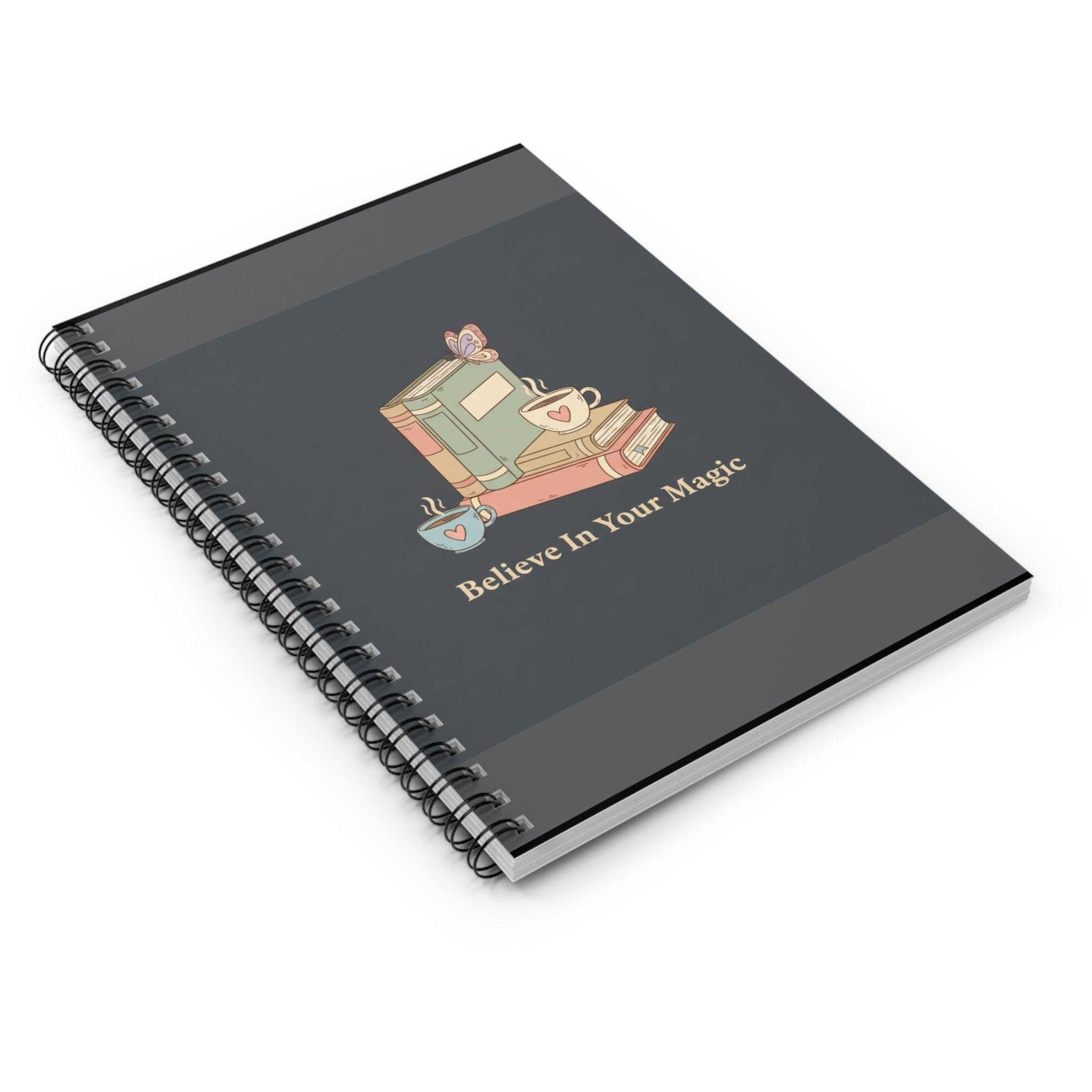 Butterfly Spiral Notebook – Believe in Your Magic